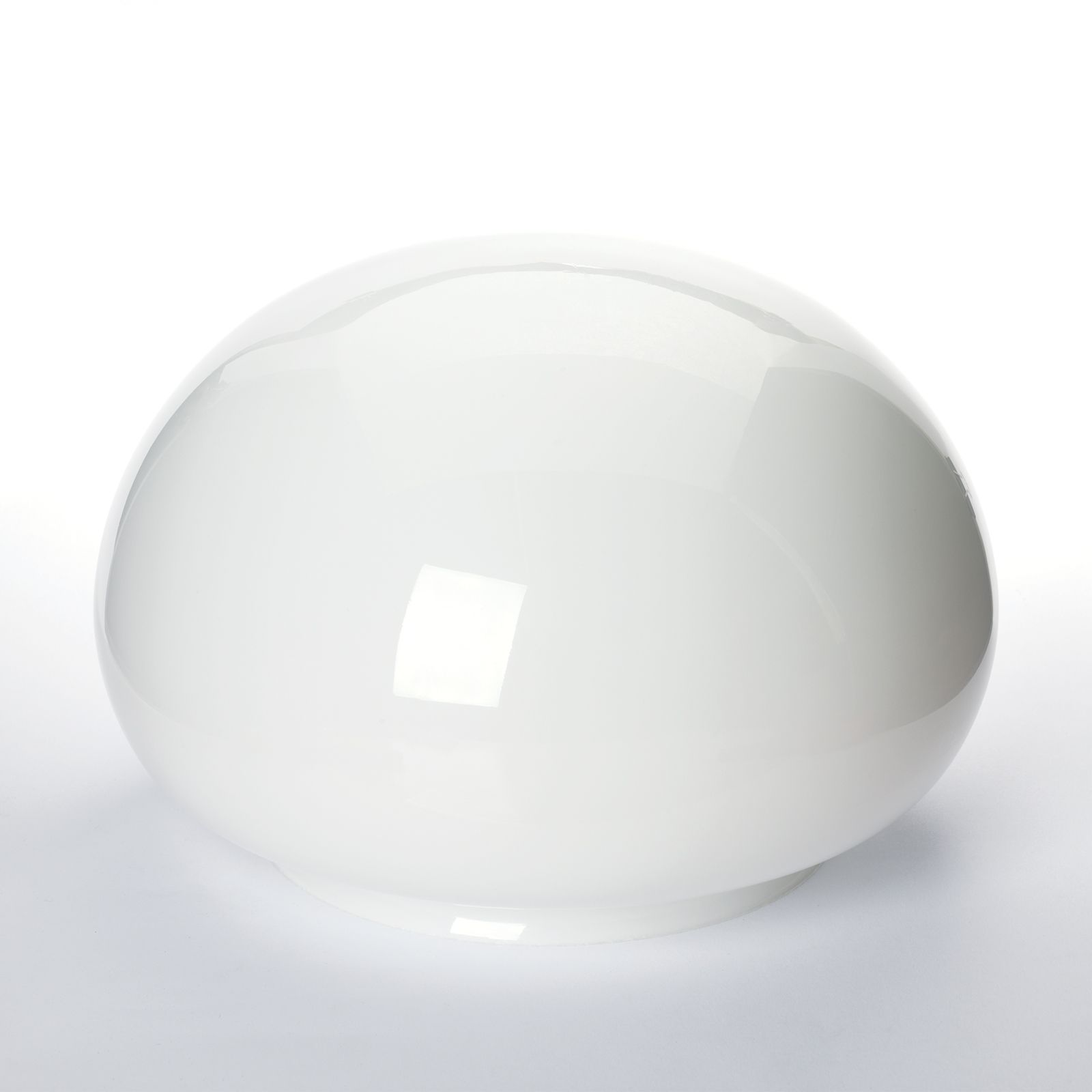 Glass lampshade 329, Ø 27 cm, Opal brilliant