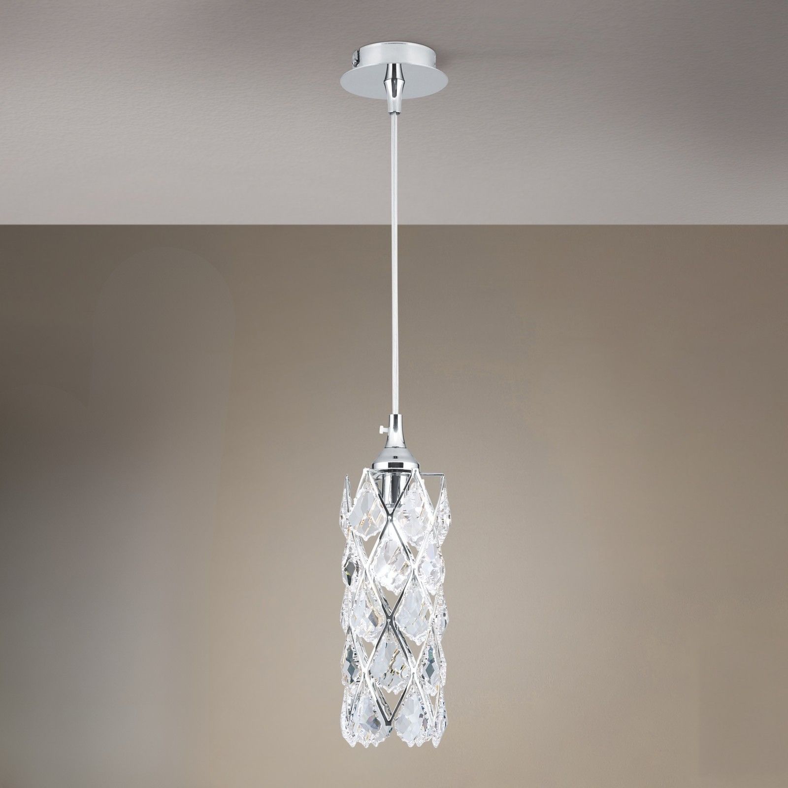 Hängeleuchte RITA, Chrom