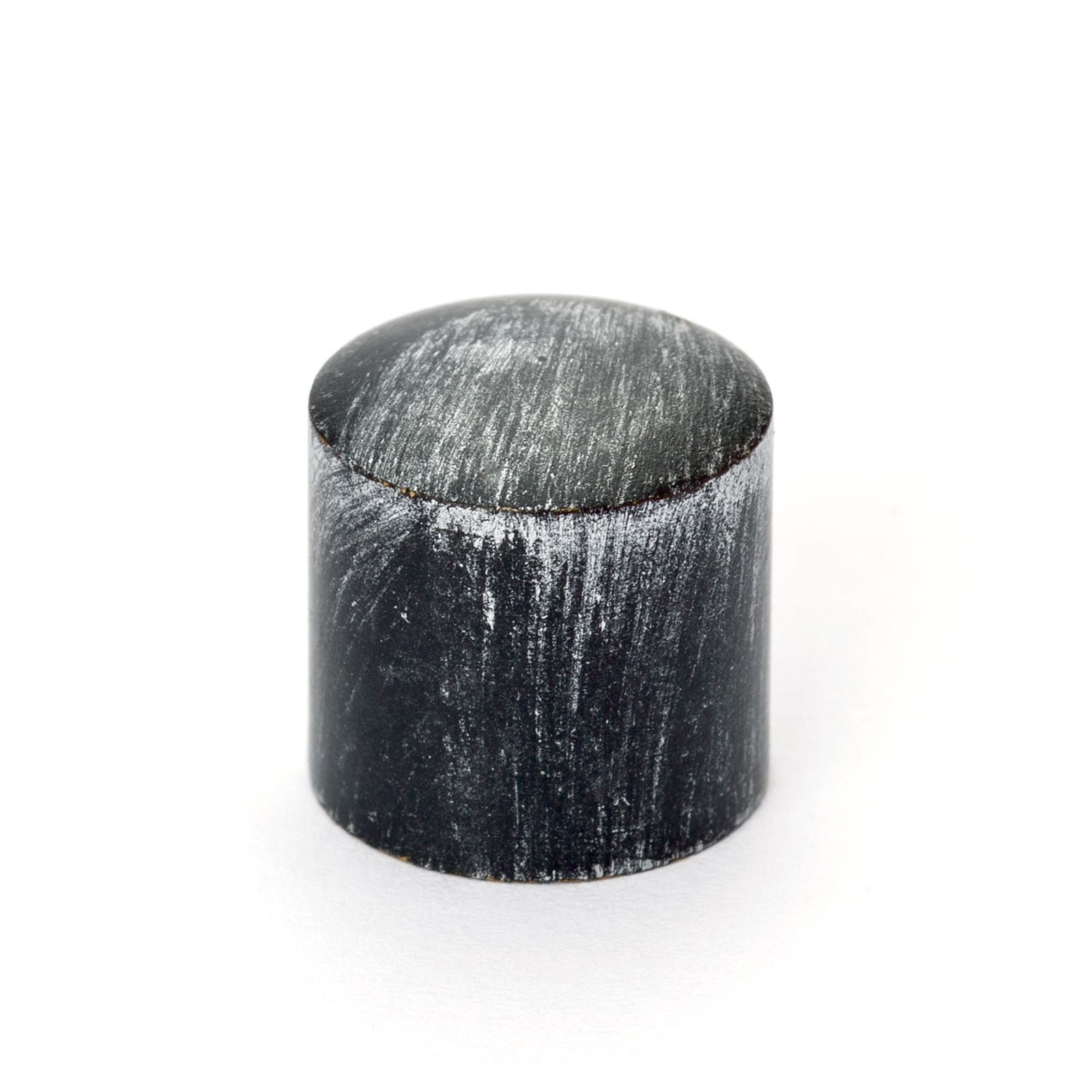 Button, thread M10x1, black-silver