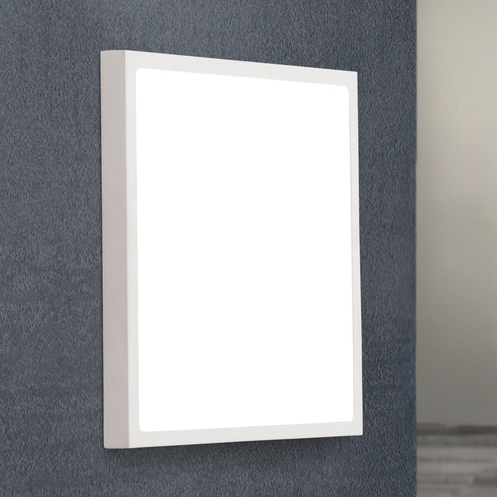 LED stropní svítidlo LERO, čtvercové, bílé, 30cm