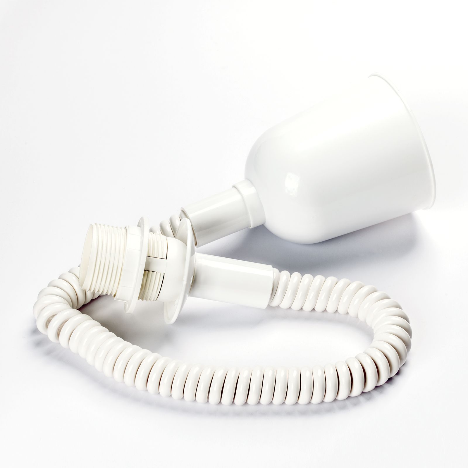 Light pull pendant, 40-180 cm, white