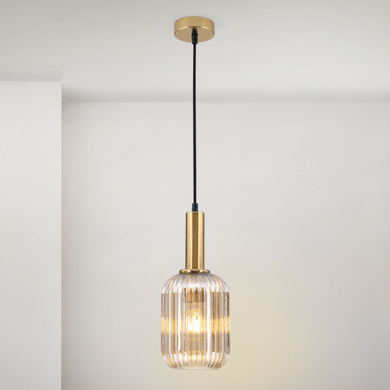 Pendant light CARNEVAL, amber