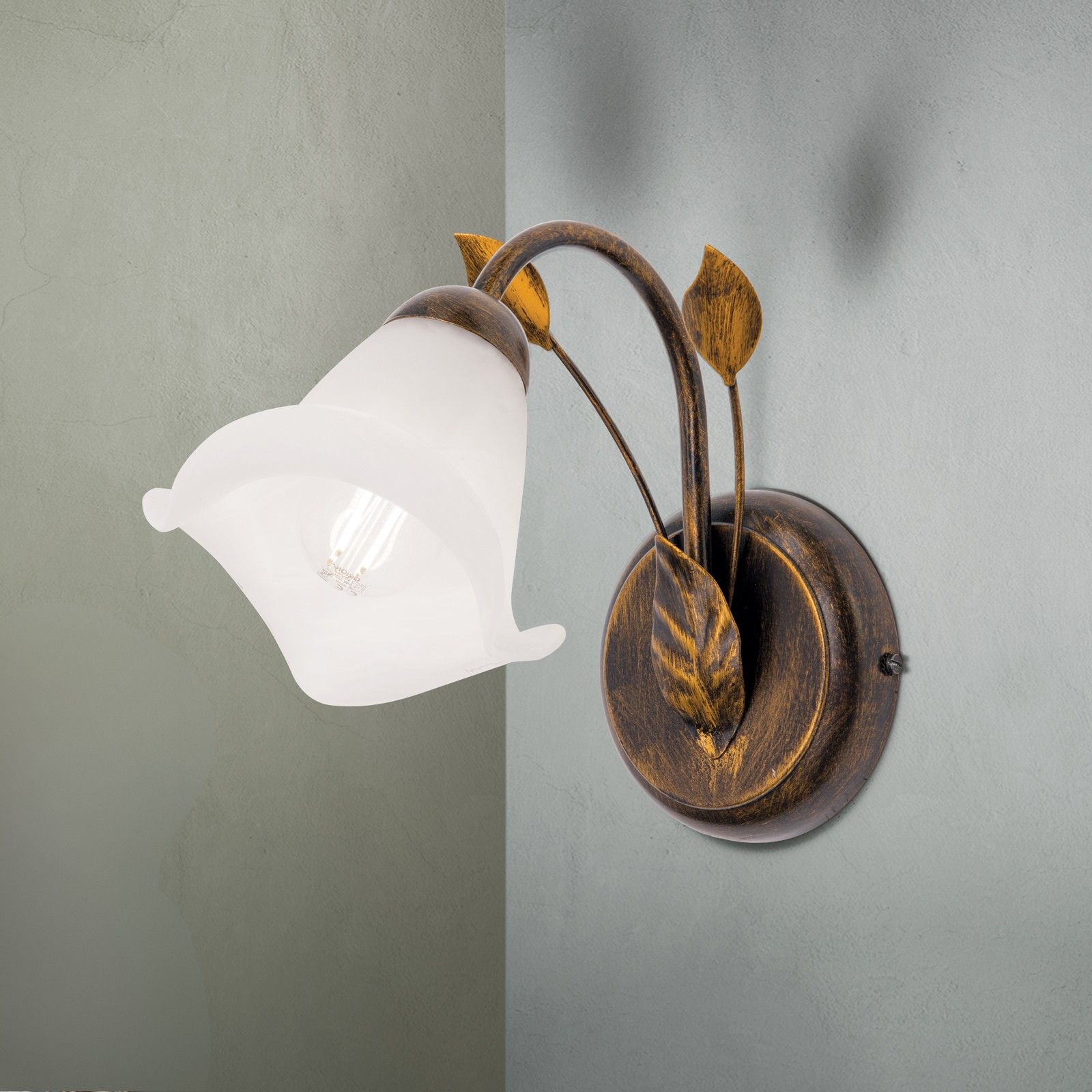 Nástěnné svítidlo SISI, starožitné