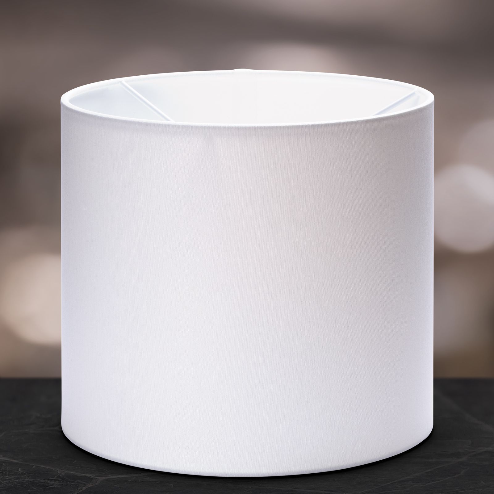 Lampshade fabric SHADE 308, Ø 200 mm, white