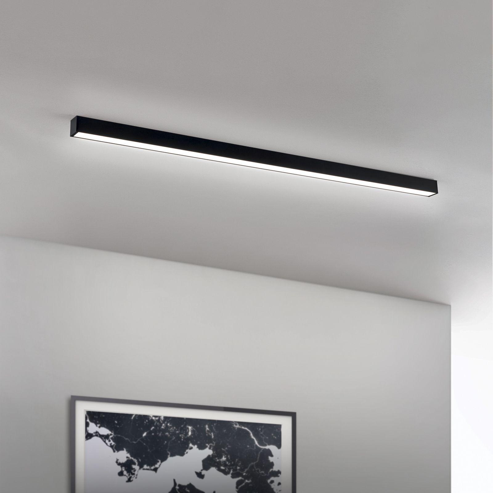 LED profile light BOUNCE, length 113 cm, black