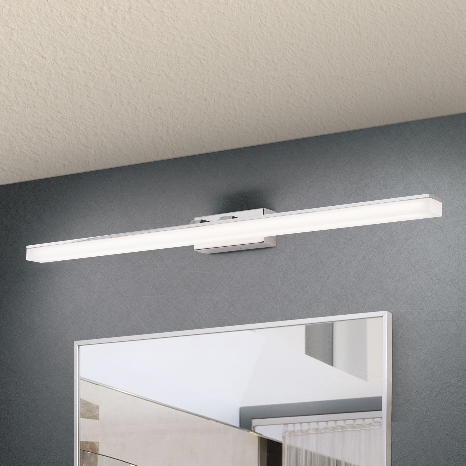 LED wall light LEDINA, chrome, 75cm