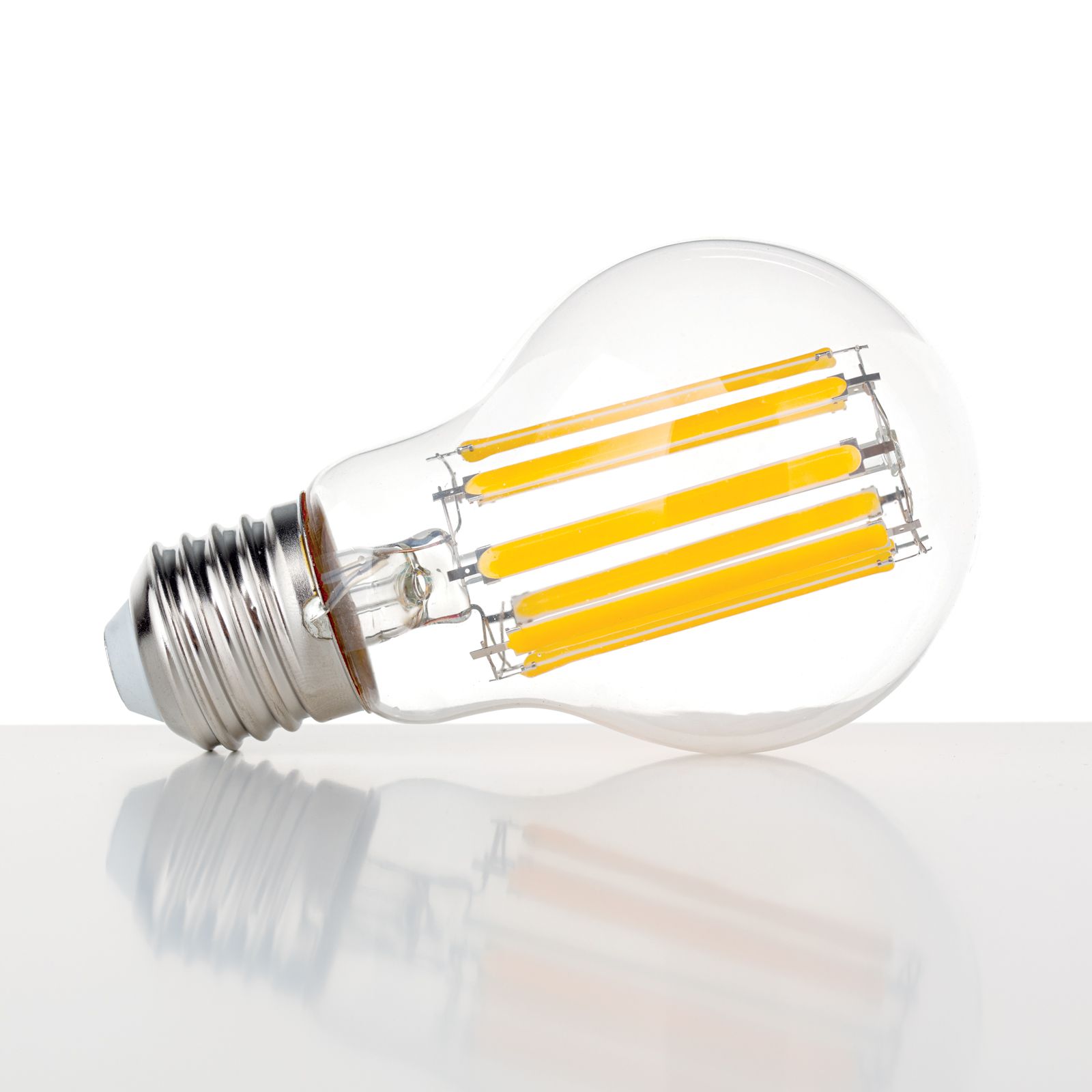 LED bulb shape, E27, 15 watt, clear