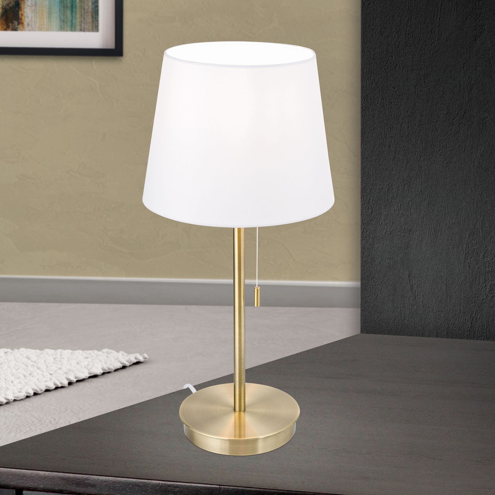 Tischlampe LUDWIG, Patina