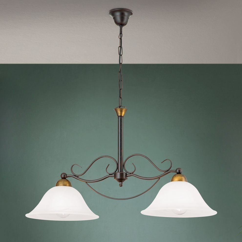 Luster LUDO, 2-flammig, Antik