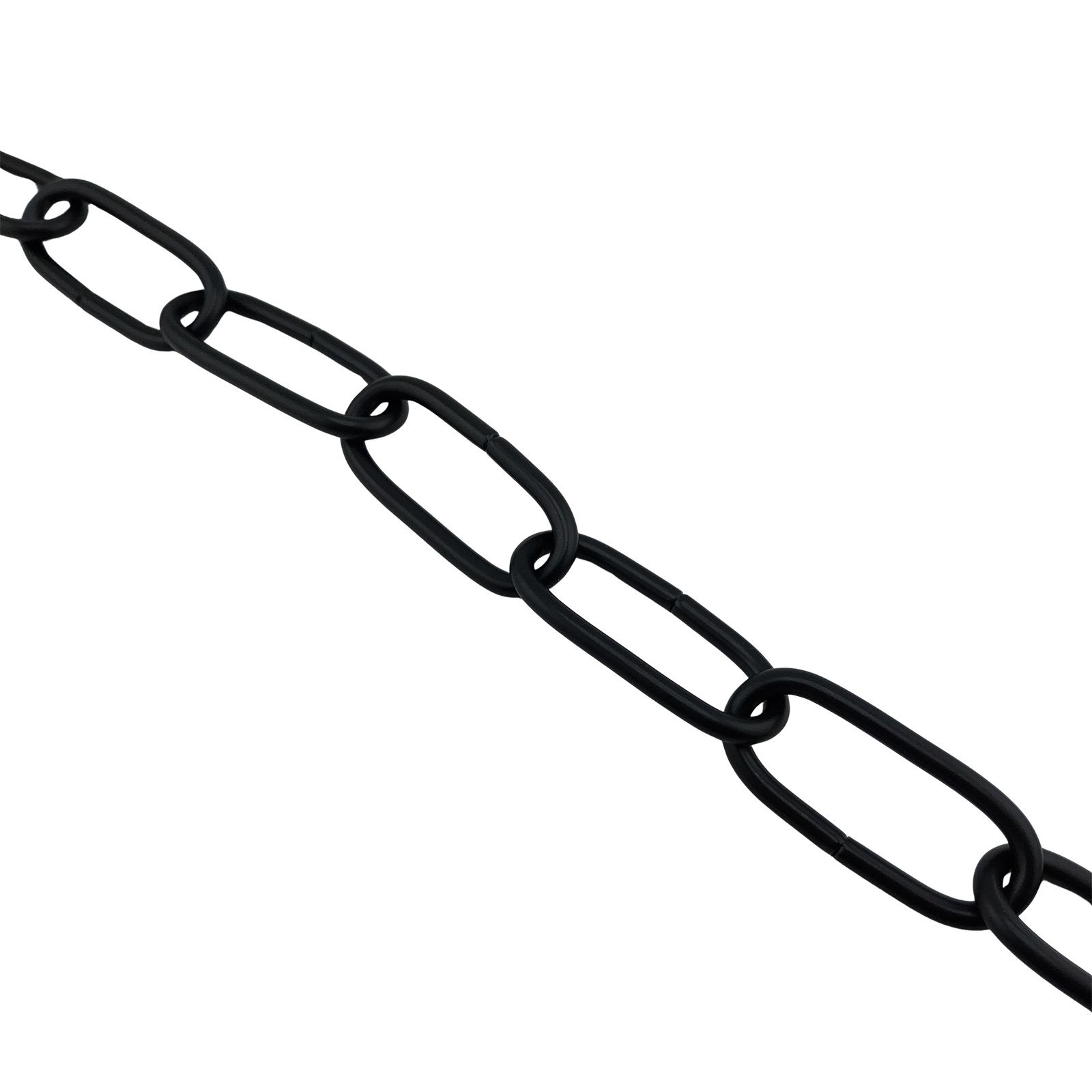 Lamp chain, 47x20x4 mm, 1 m, black