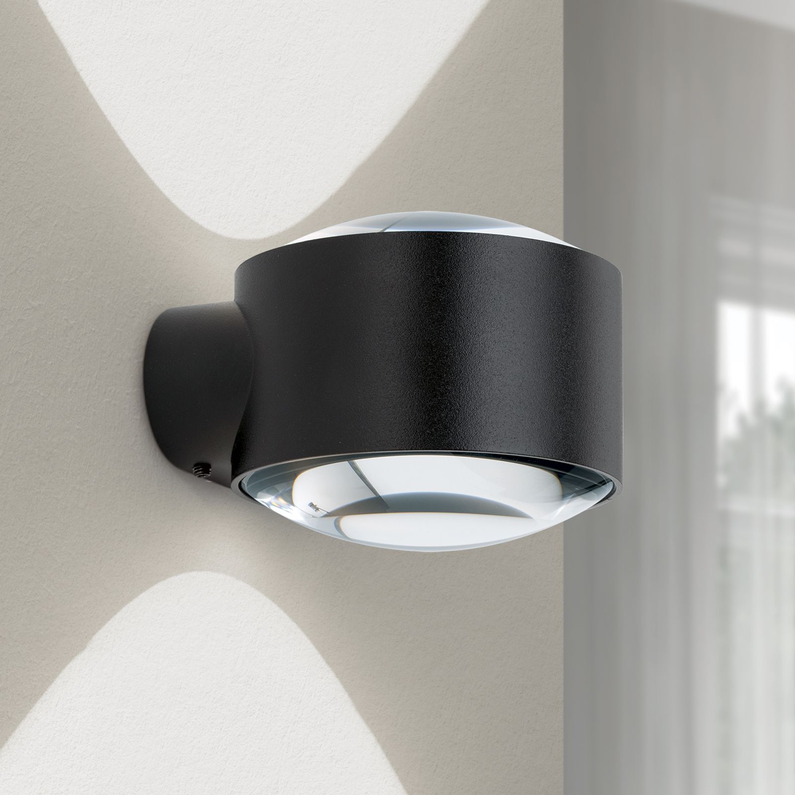 LED wall light TATRA, black