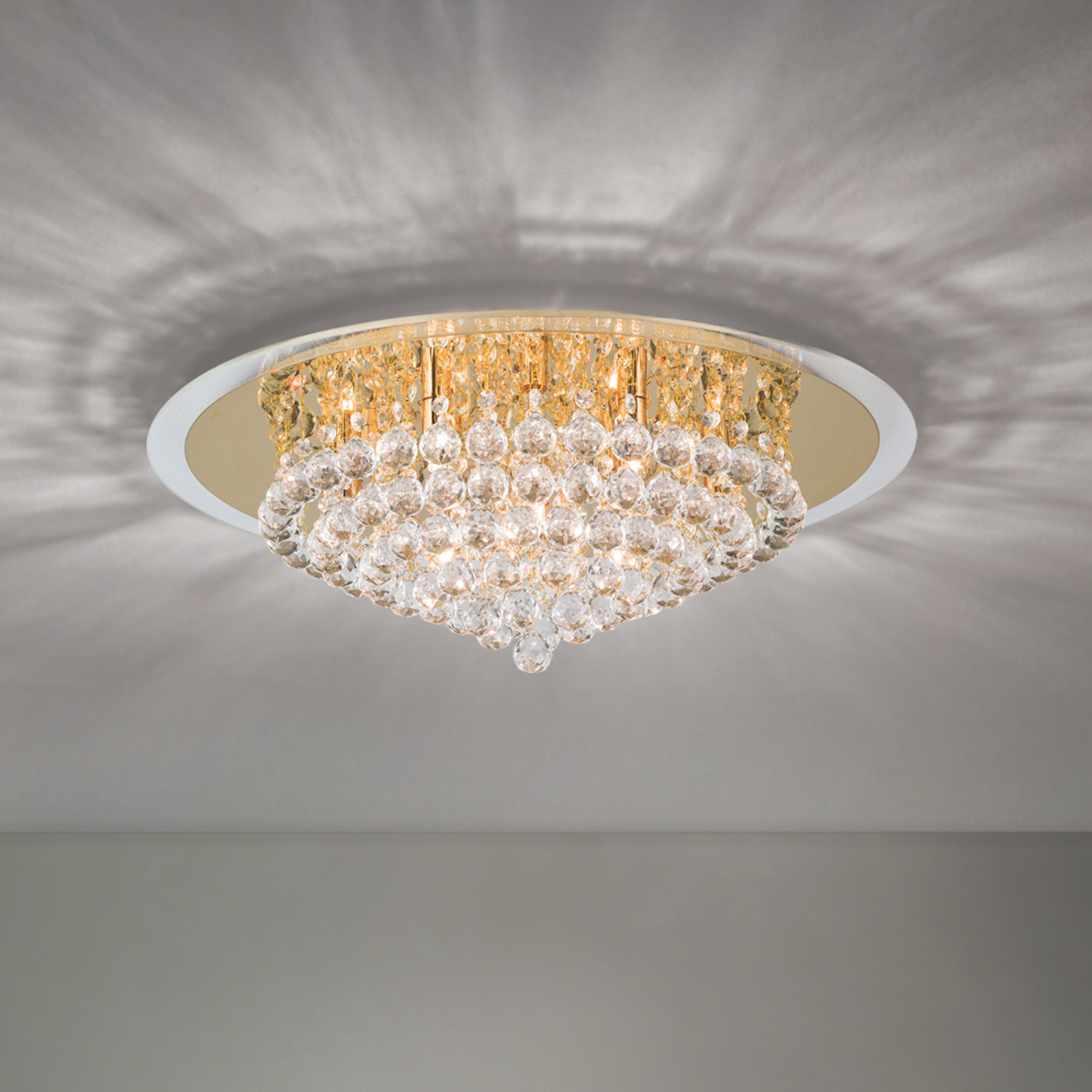 Deckenluster GLORIA, Gold, 62cm