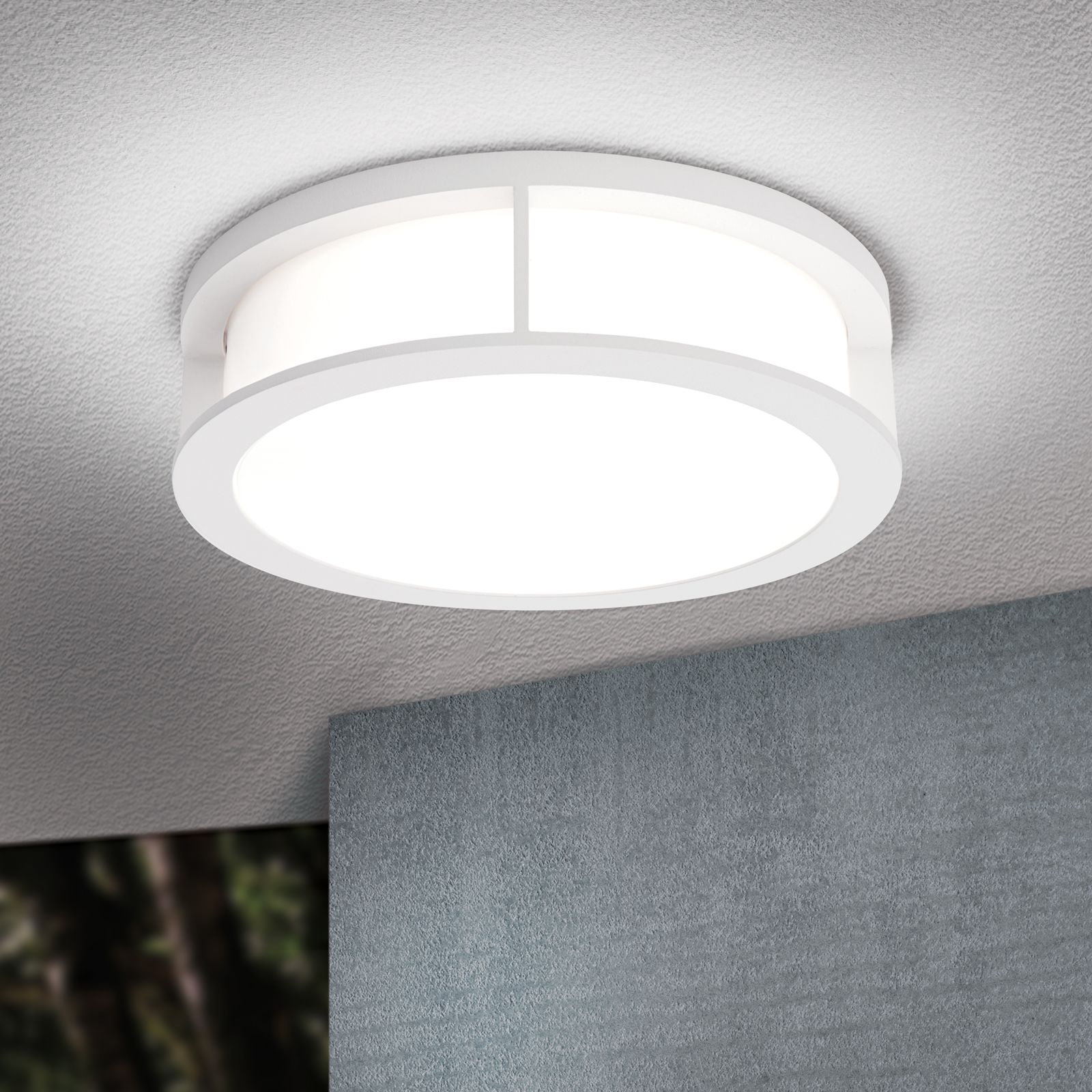 LED Außenleuchte HENRY, Weiß, 30cm