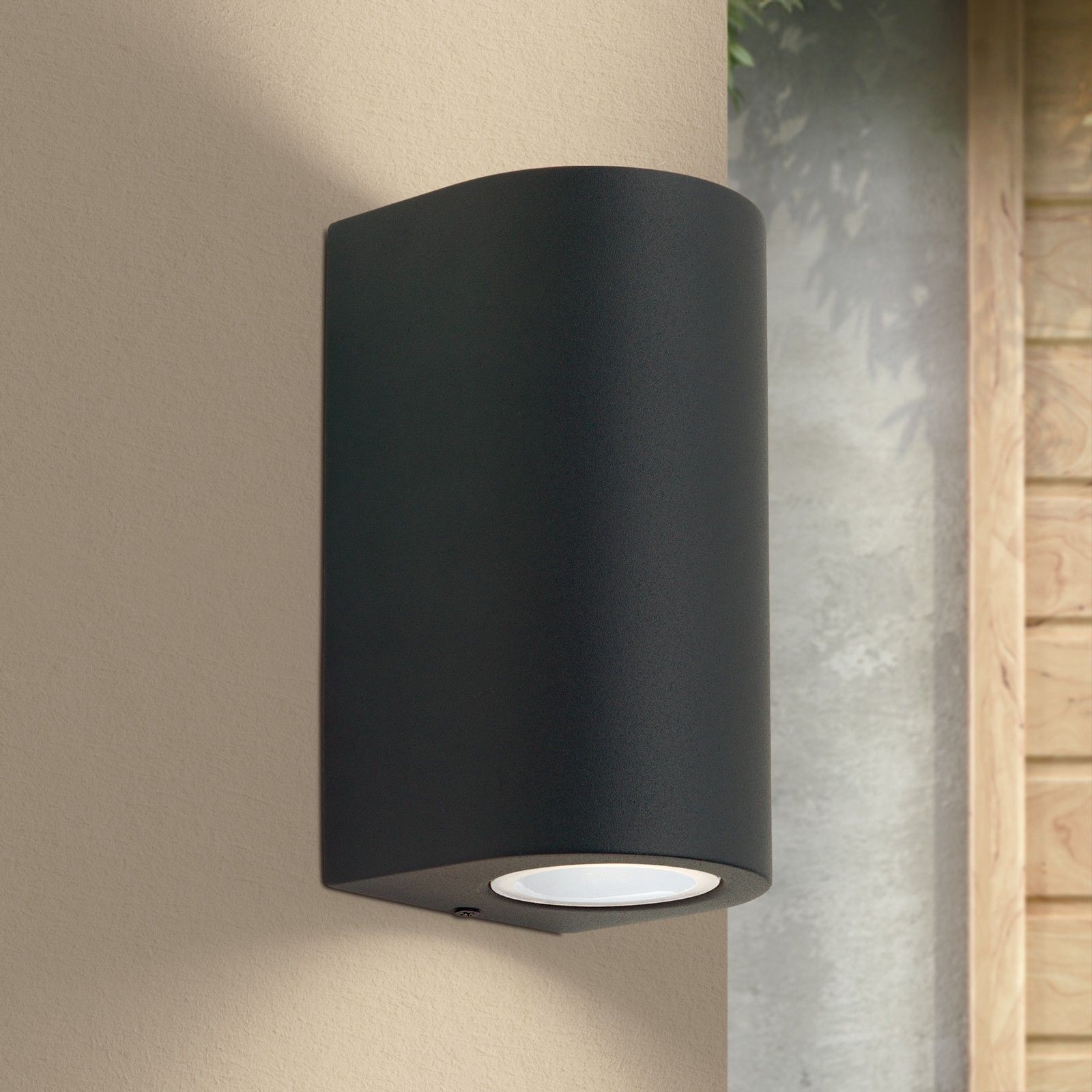 Venkovní nástěnné svítidlo LAURENZ Up- & Downlight, antracit