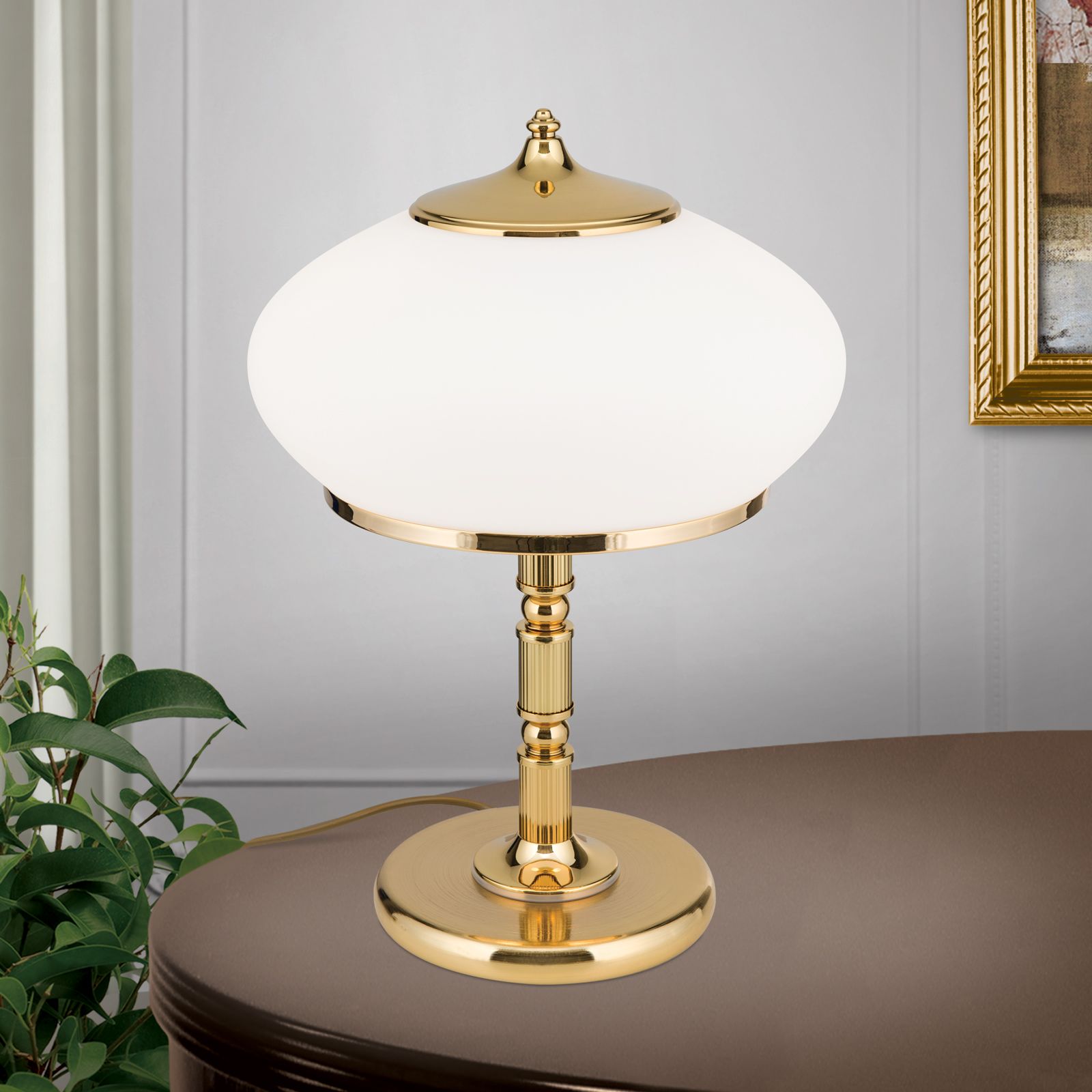 Table lamp EMPIRE, gold, H 48cm
