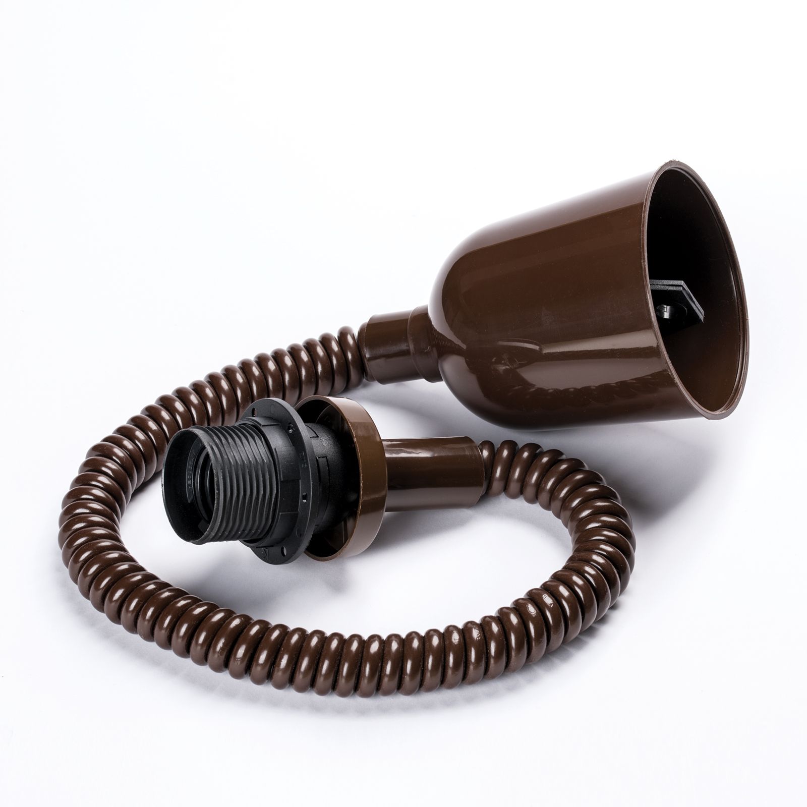 Light pull pendant, 40-180 cm, Brown