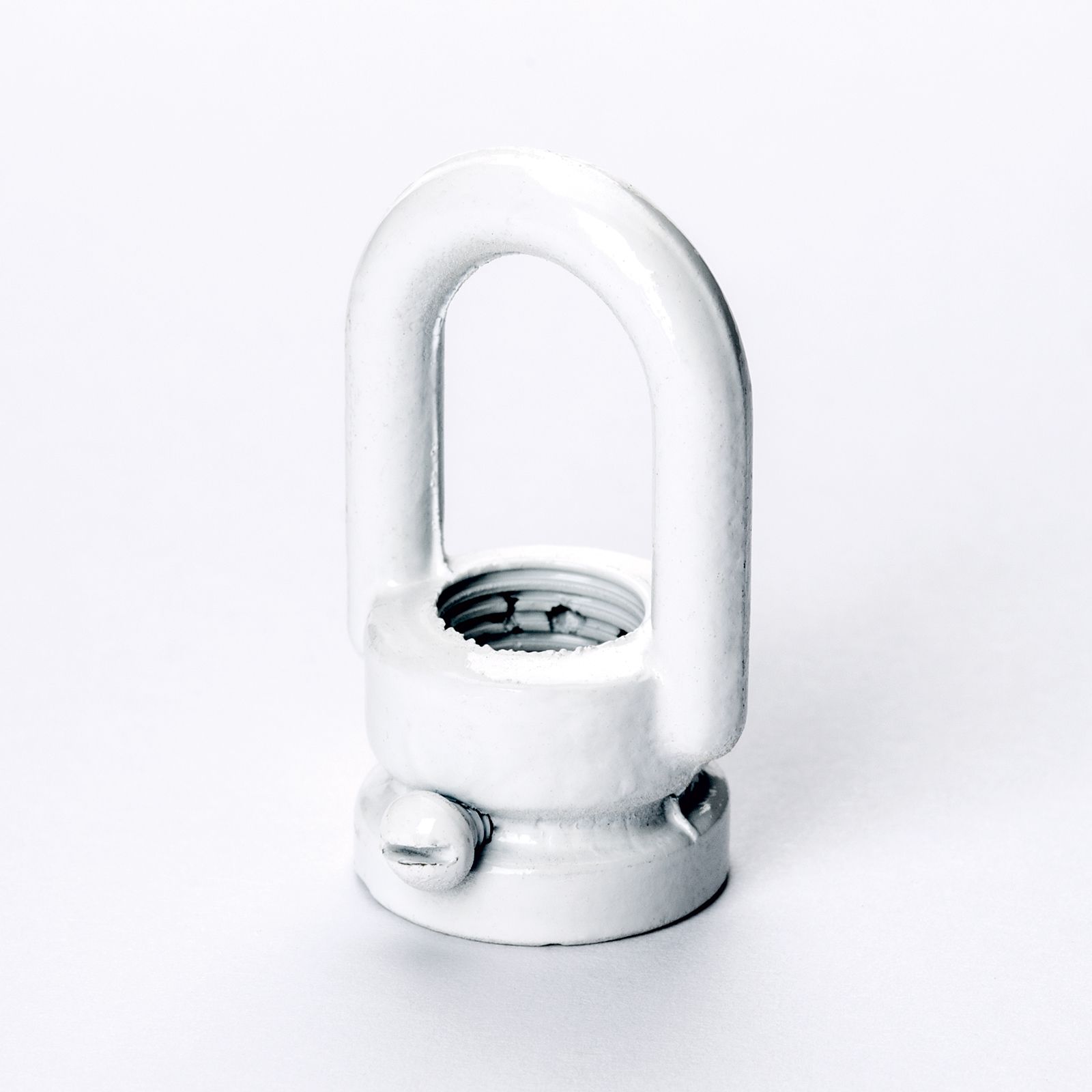 Ringnippel, Gewinde M10x1 B4, Weiß