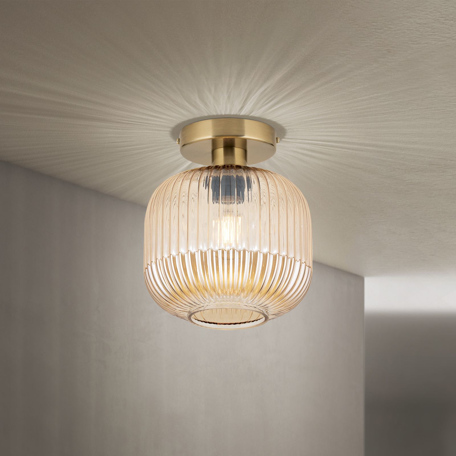 Ceiling light CARNEVAL, amber