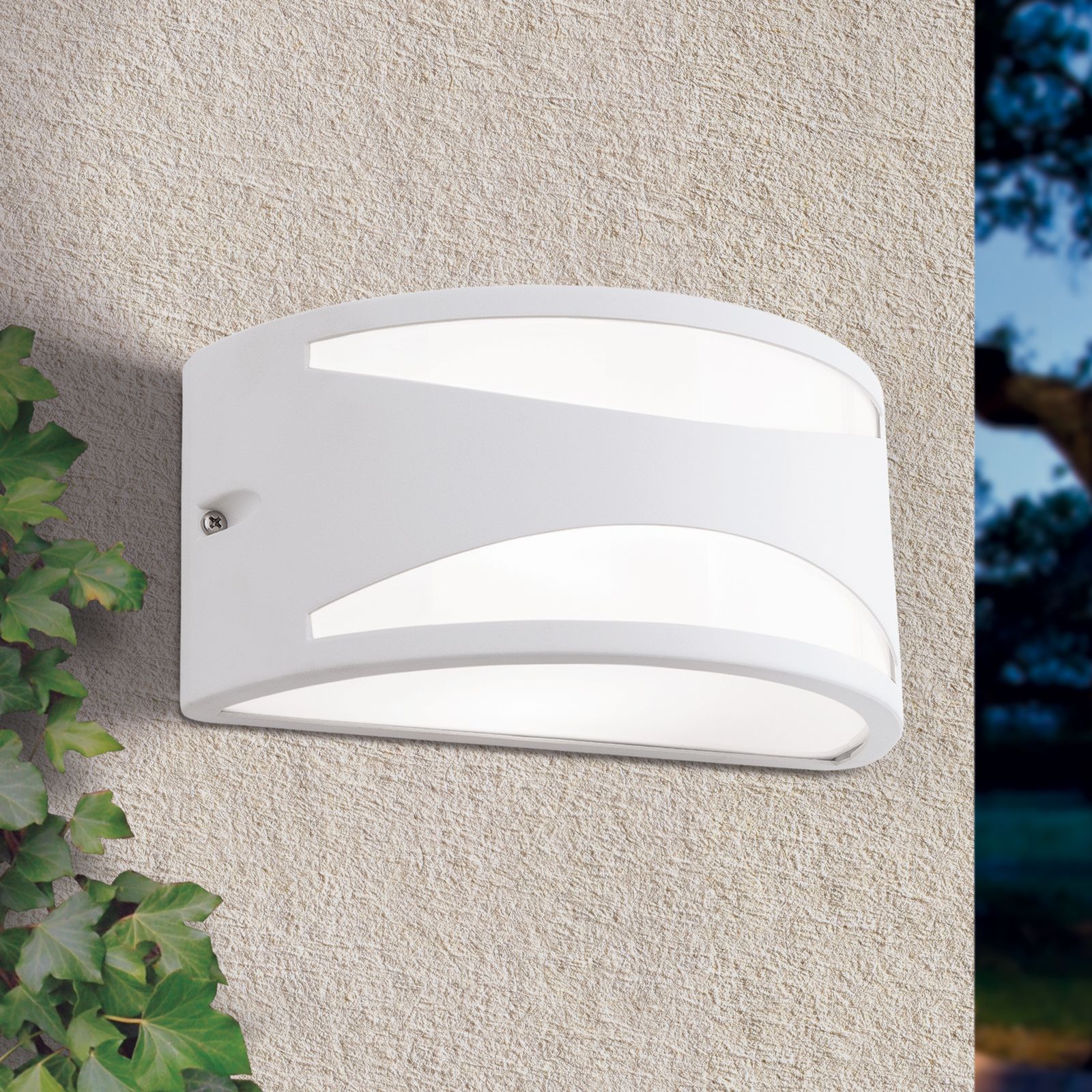 Outdoor light SHELL, white