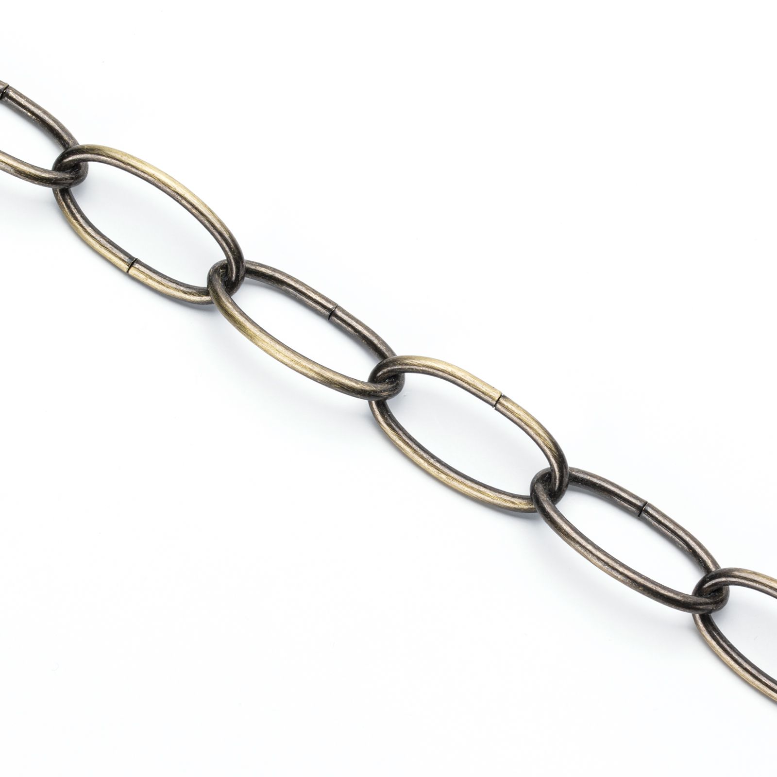 Lampenkette 1838, 38x19x3 mm, 1 m, Patina