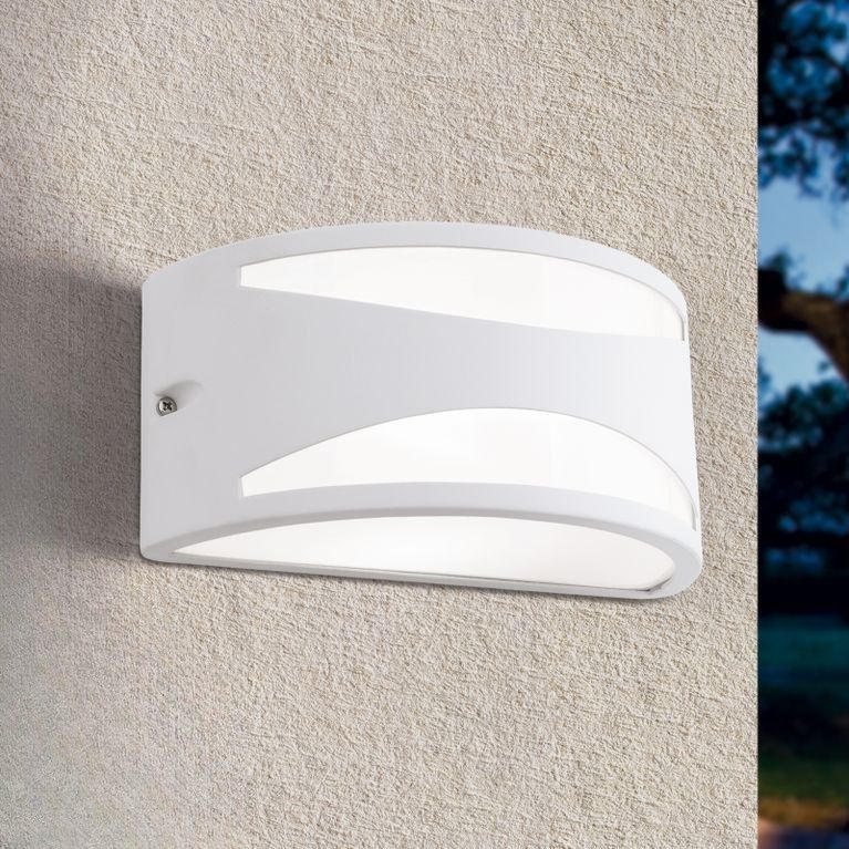 Outdoor light SHELL, white
