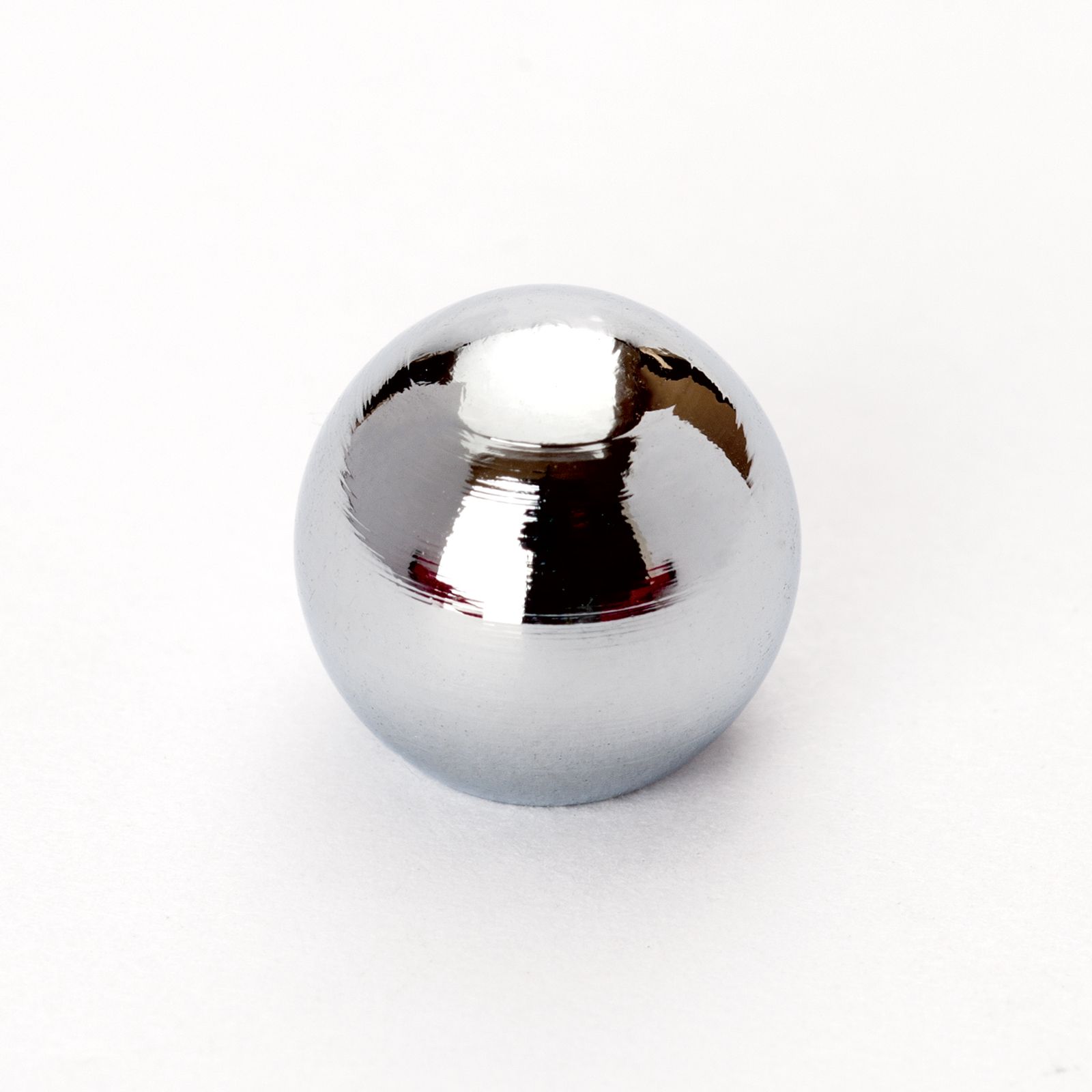 Decorative sphere with thread M3, chrome