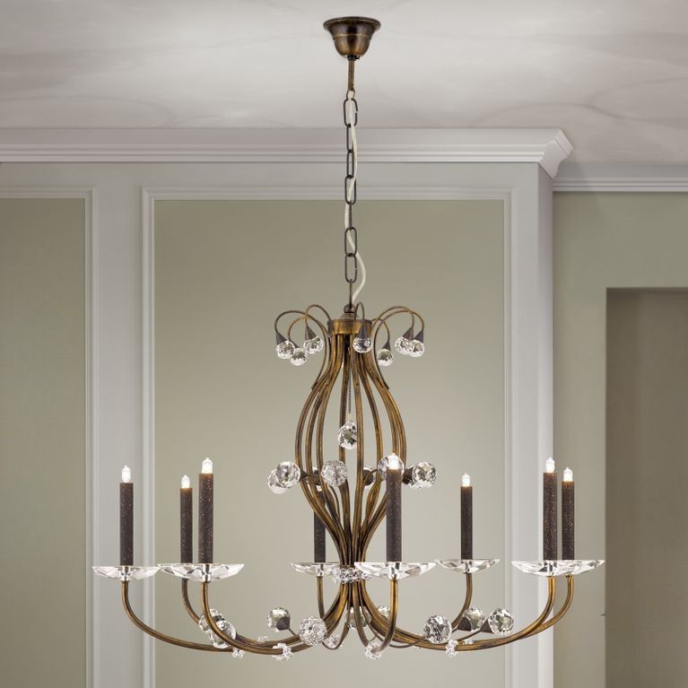 Kronleuchter EREMITAGE, 8-flammig, Antik