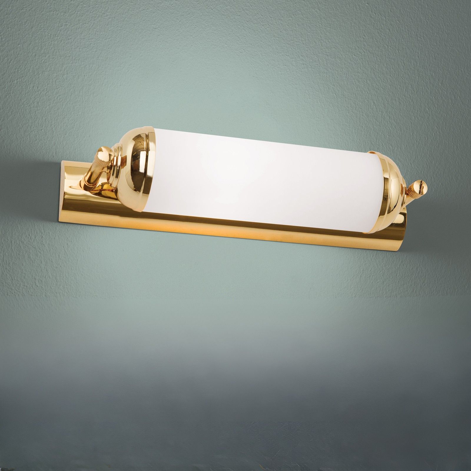 Längliche Wandleuchte WIENER NOSTALGIE, Gold, 28cm