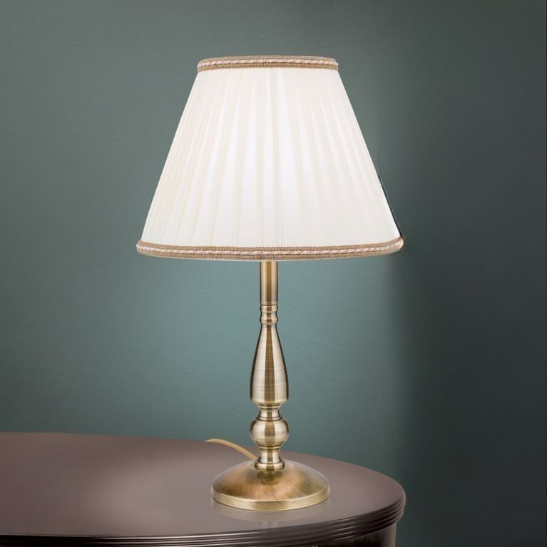 Tischlampe TONIA, Patina, H50cm