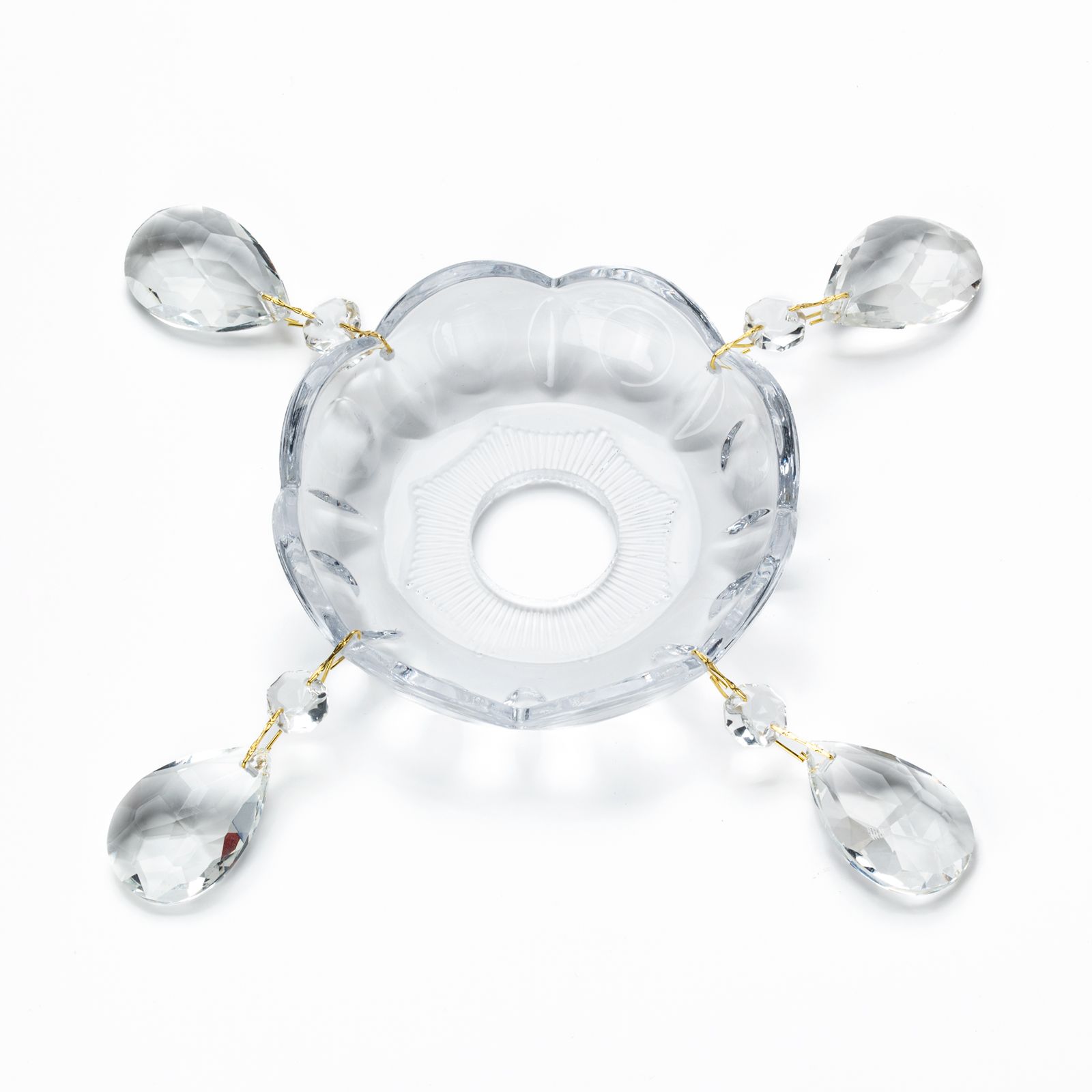 Bobeche 2250 with hanging, hole 27,5 mm