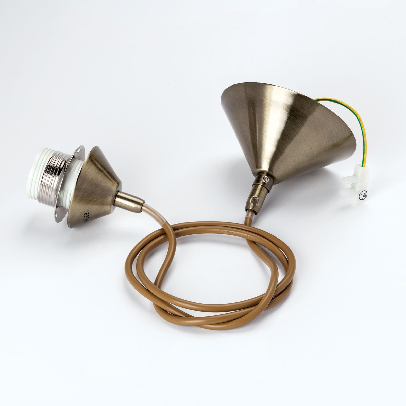 Cable hanger, 110 cm, patina