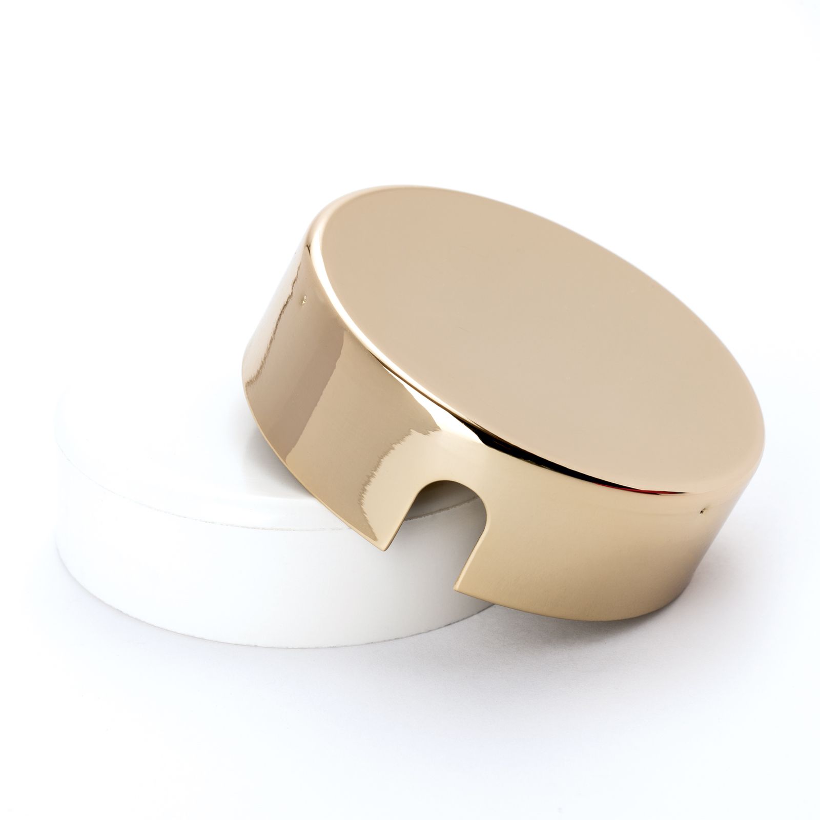 Junction box, Ø 70 mm, gold