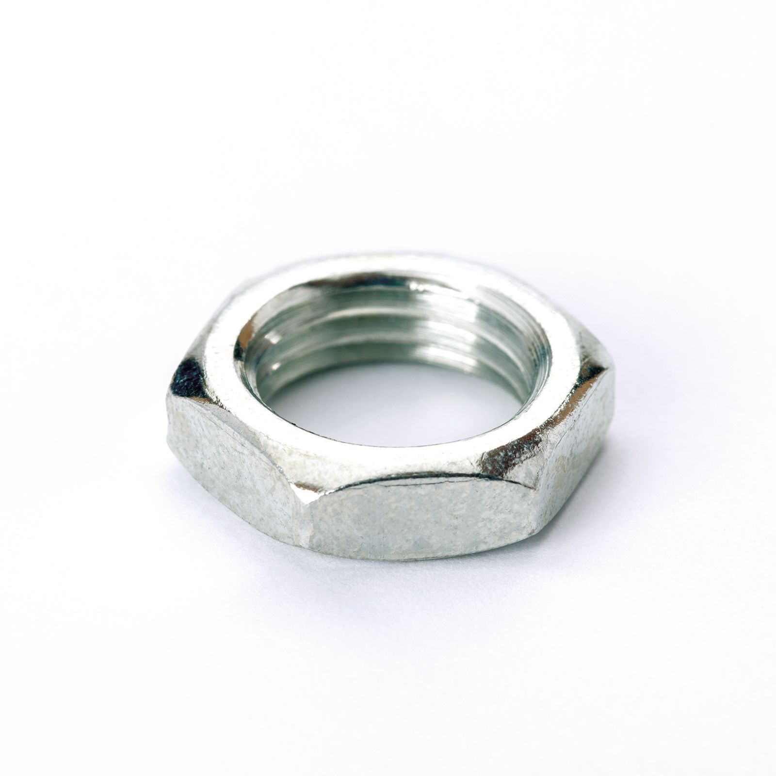 Sechskantmutter, Gewinde M10x1, Silber