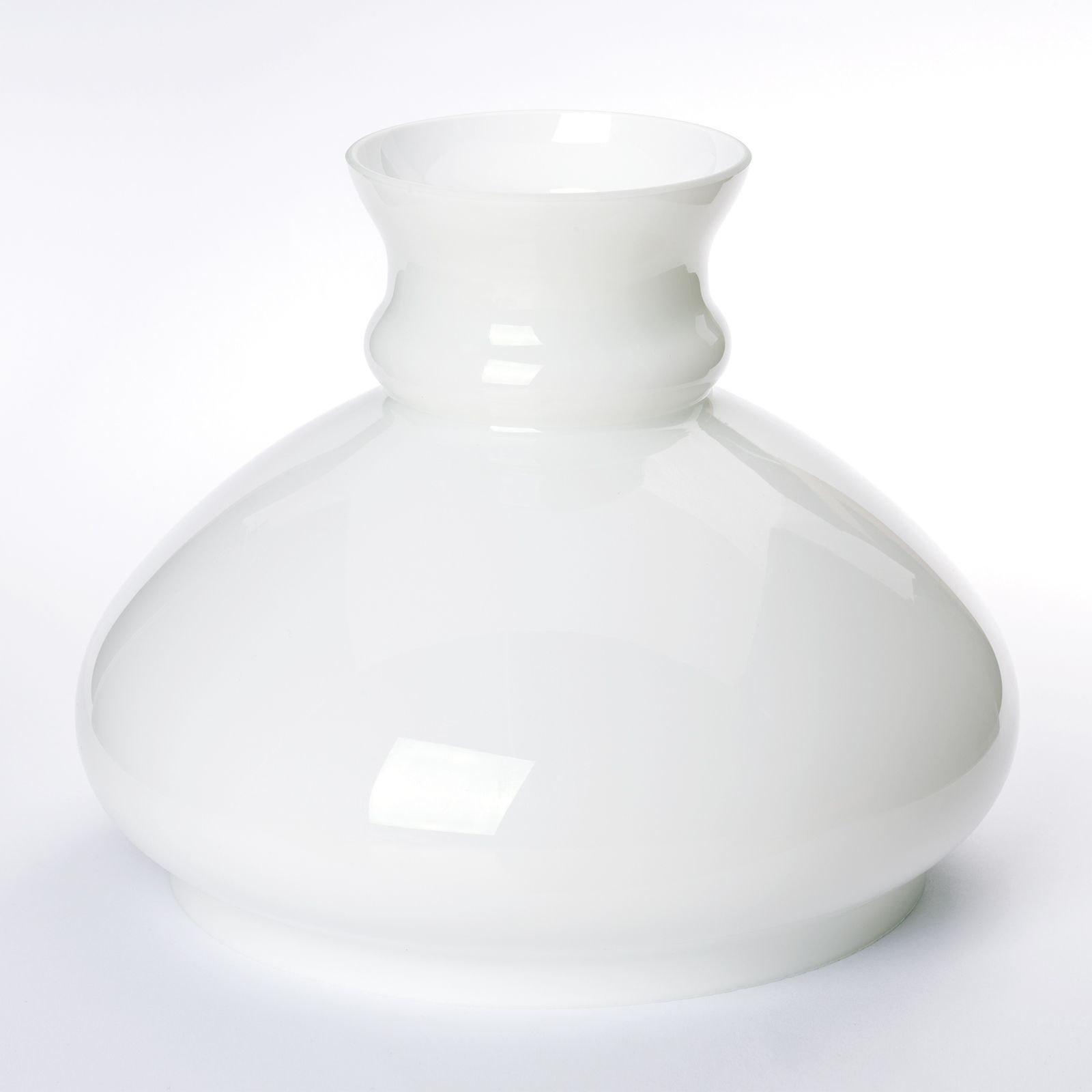 Petroleumlampenschirm 645/235/190, Ø 235 mm, Opal glänzend