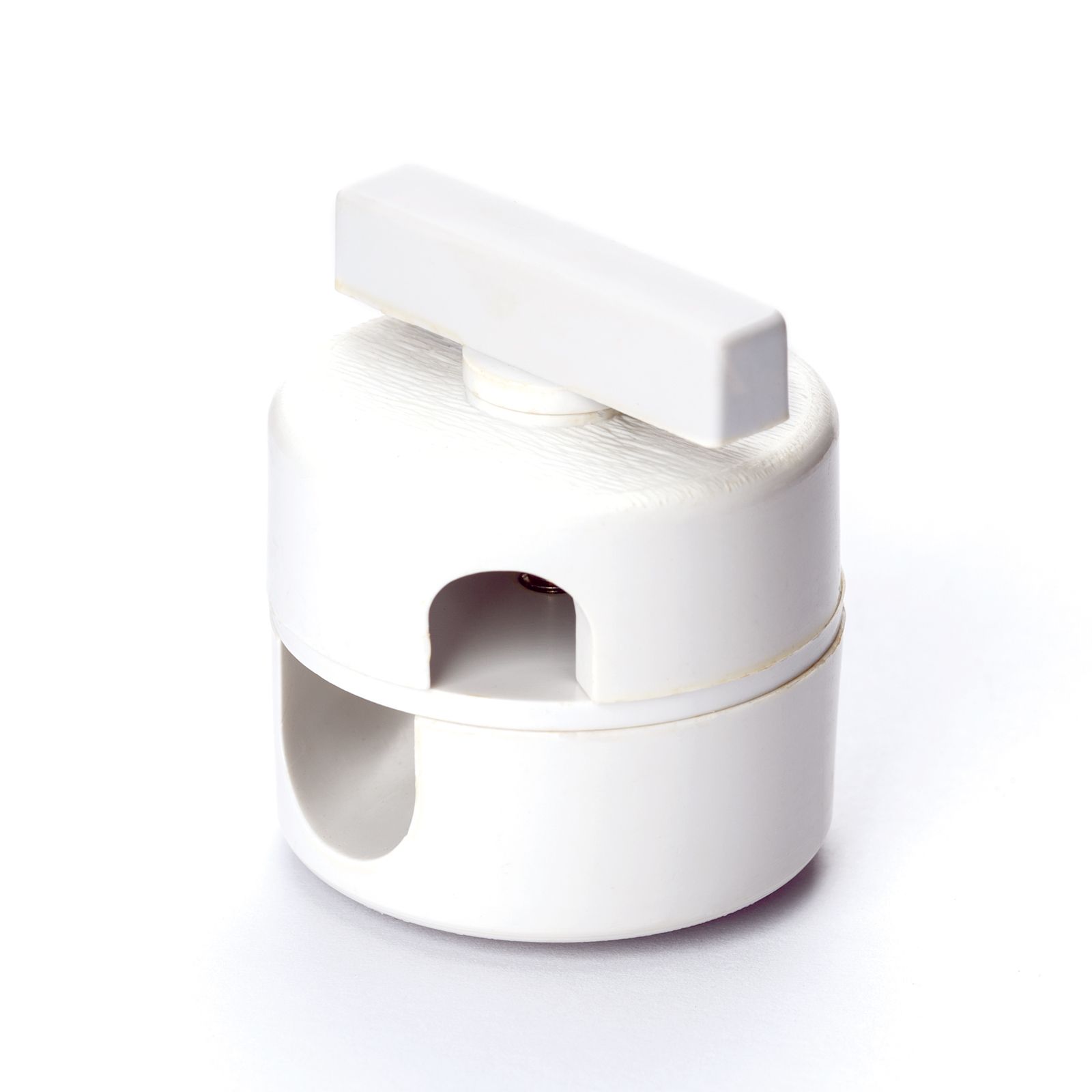 Schiebe- u. Drehgelenk für Rohre Ø13/10mm, Weiß