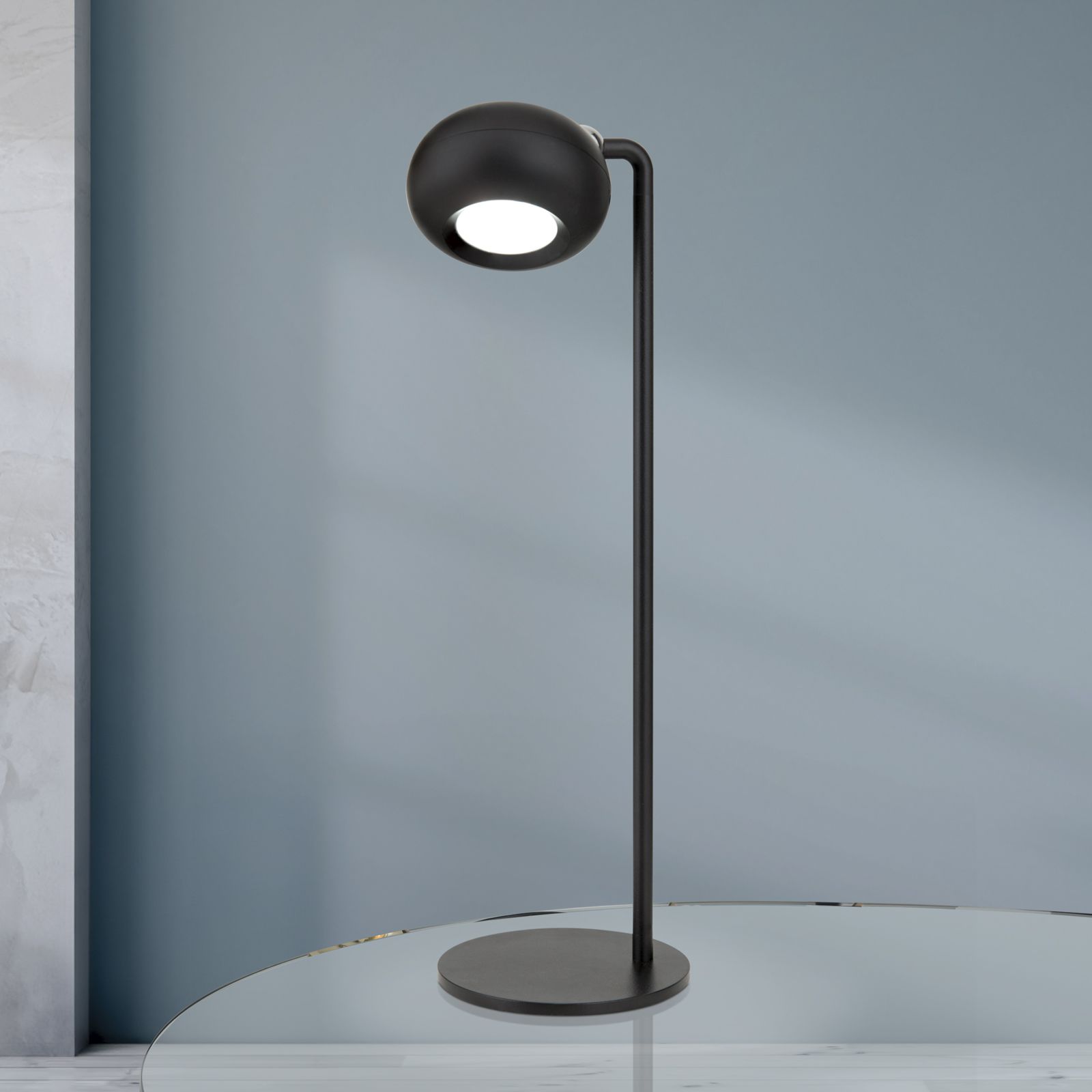 LED battery light KERBY, black