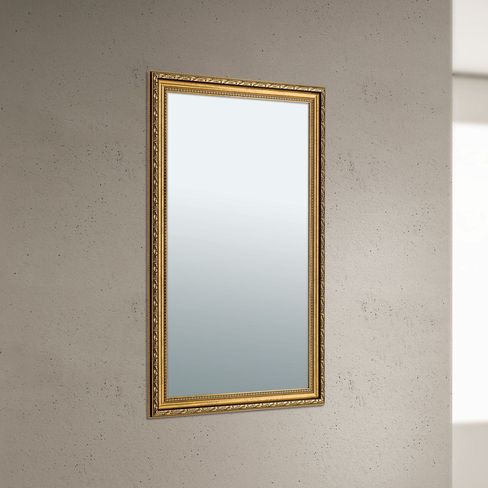 Zrcadlo ELISA, 120x70cm, starozlatá barva