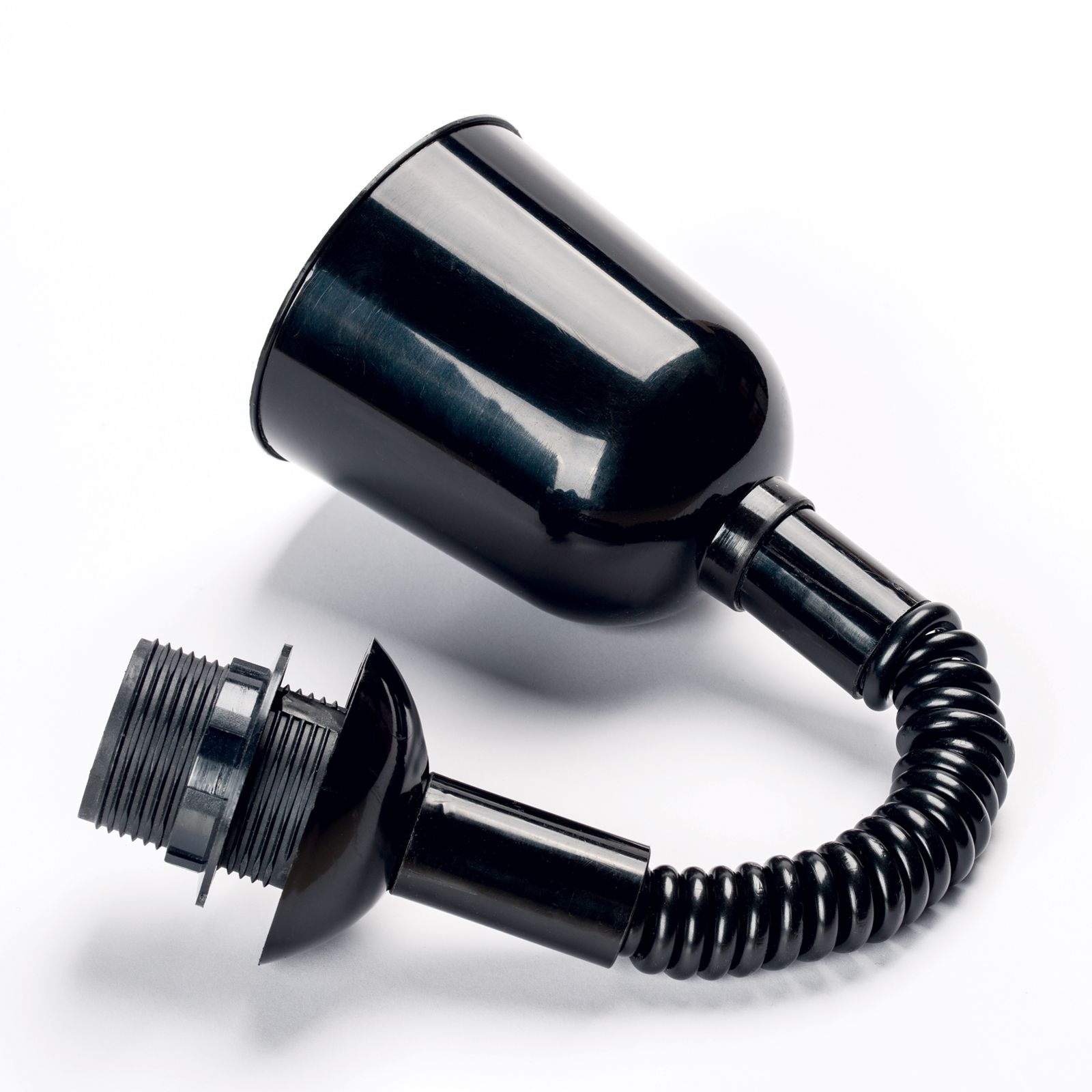 Light pull pendant, 43-150 cm, Black