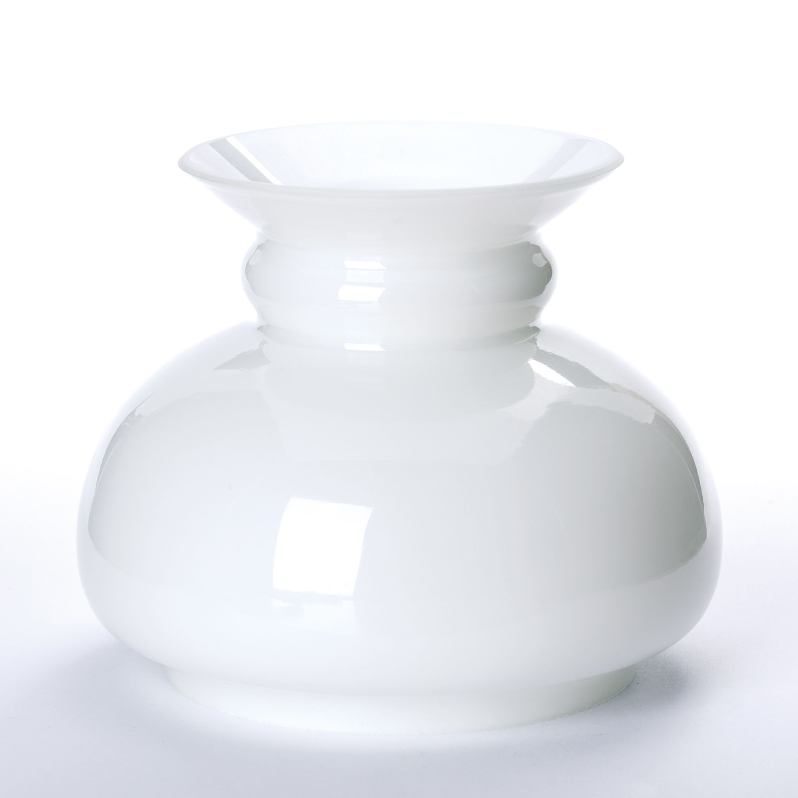 Petroleumlampenschirm 645/138/100, Ø 138 mm, Opal glänzend