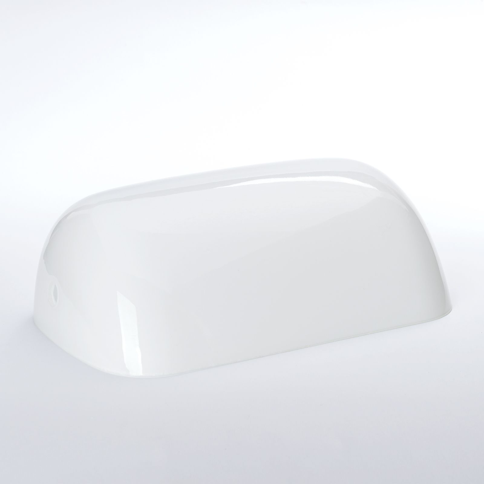 Glasschirm BANKERSLAMP 4-587, Opal glänzend