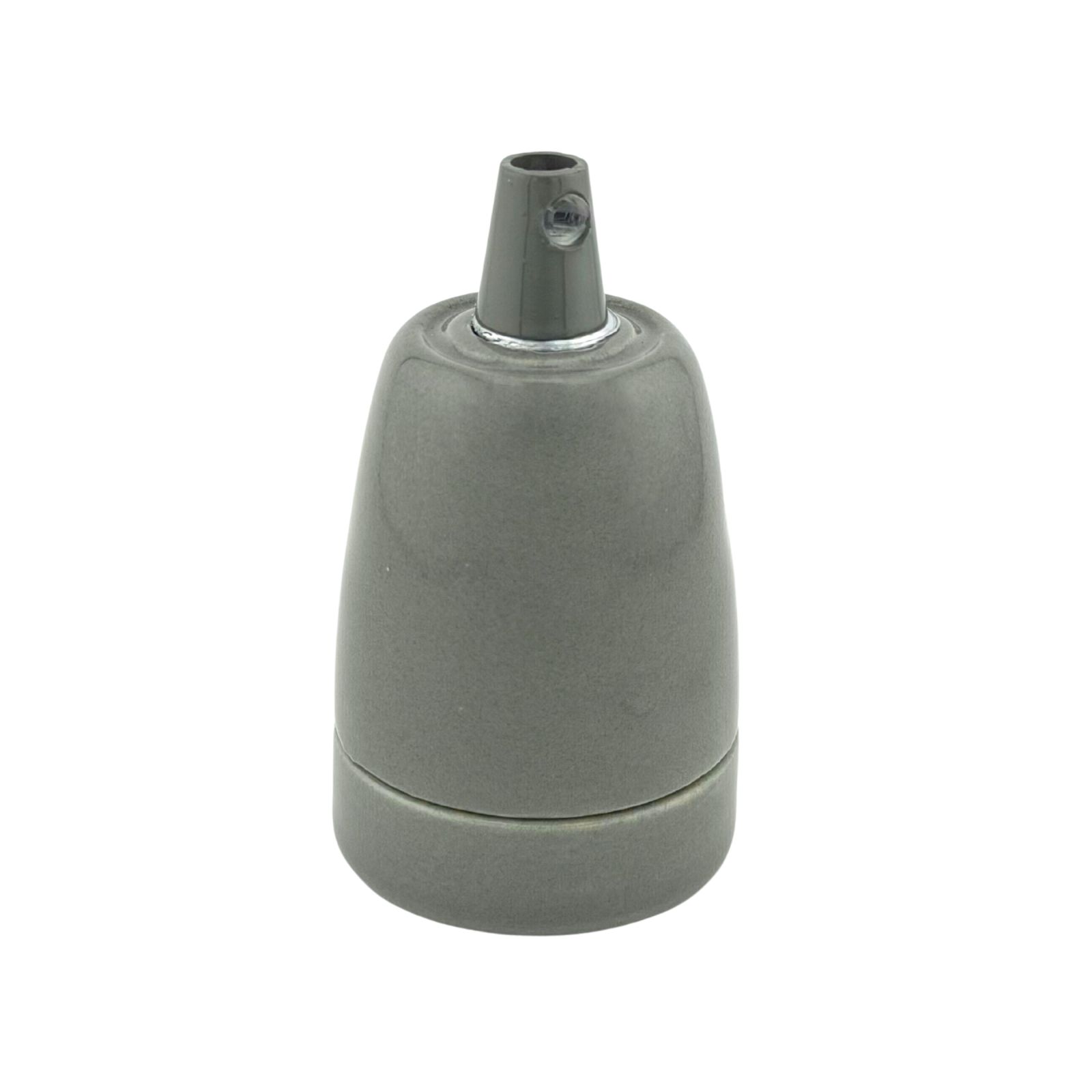 Fassung E27, Gewinde M10x1, 64mm, grau