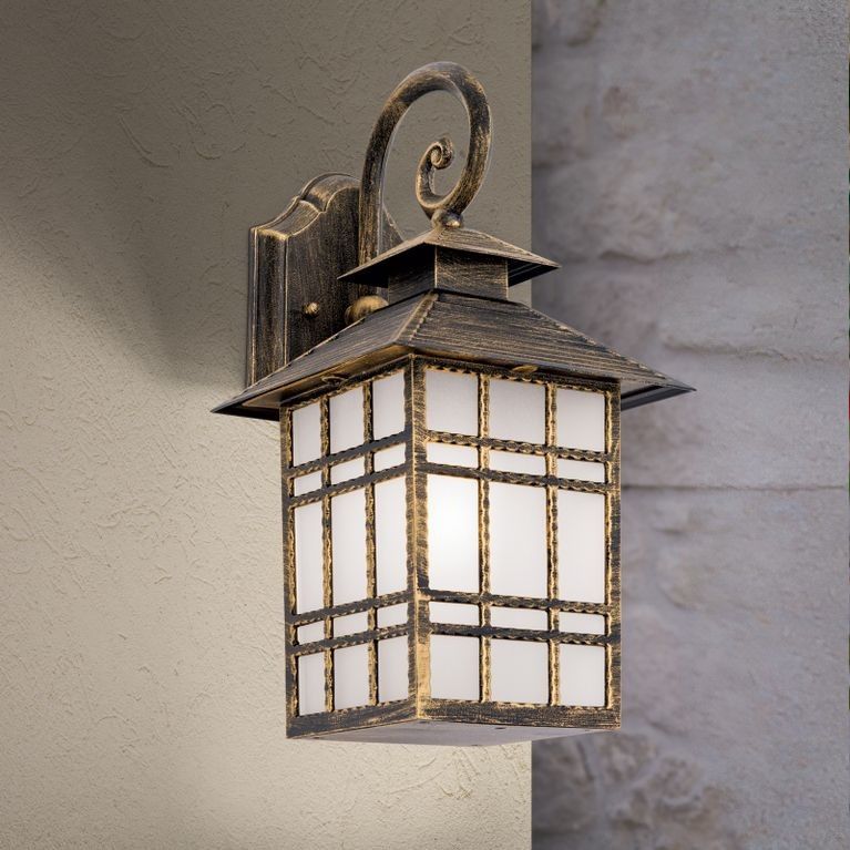 Outdoor wall lamp KIKO, patina