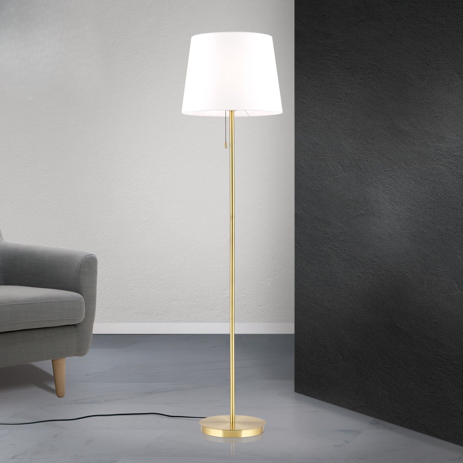 Floor lamp LUDWIG, patina finish