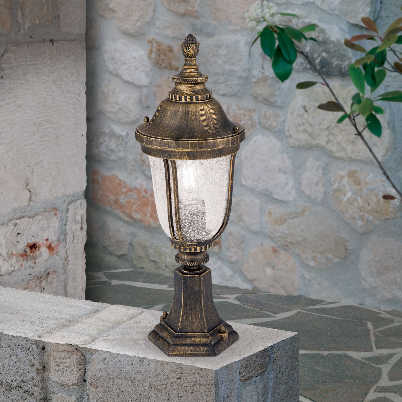 Venkovní světlo AUGUST, patina, V51cm