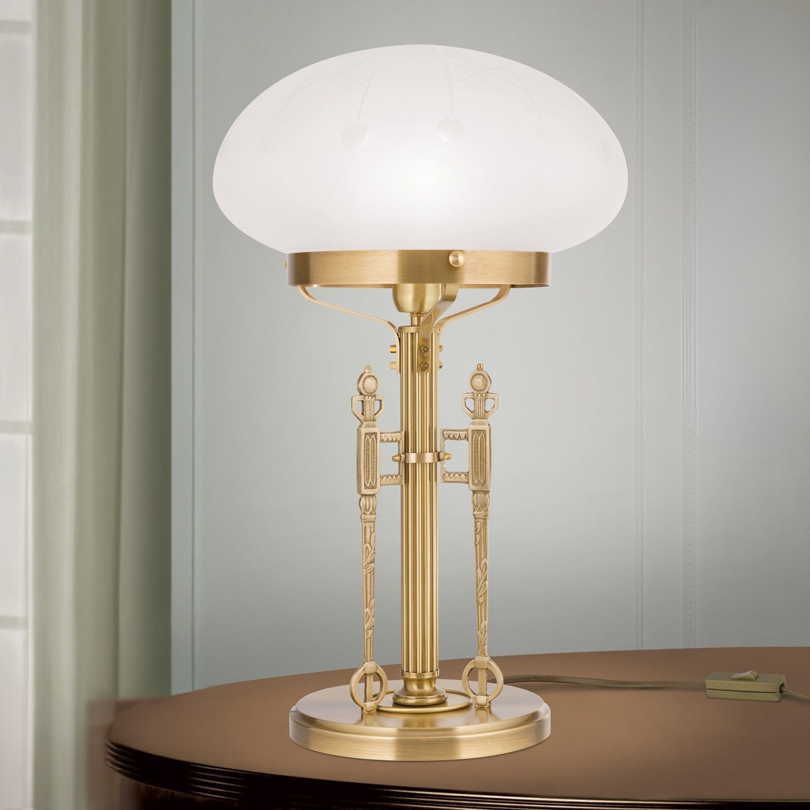 Stolní lampa BUDAPEST, 1-žárovka, bronz