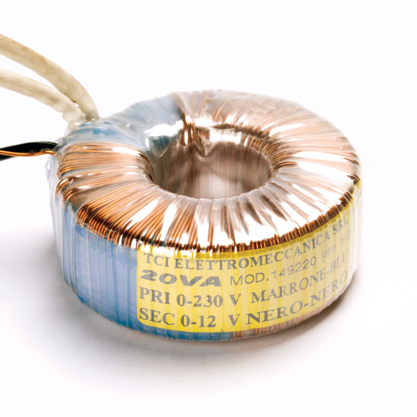 Toroidal transformer 20VA Mod. 149220 230-12V, dimmable