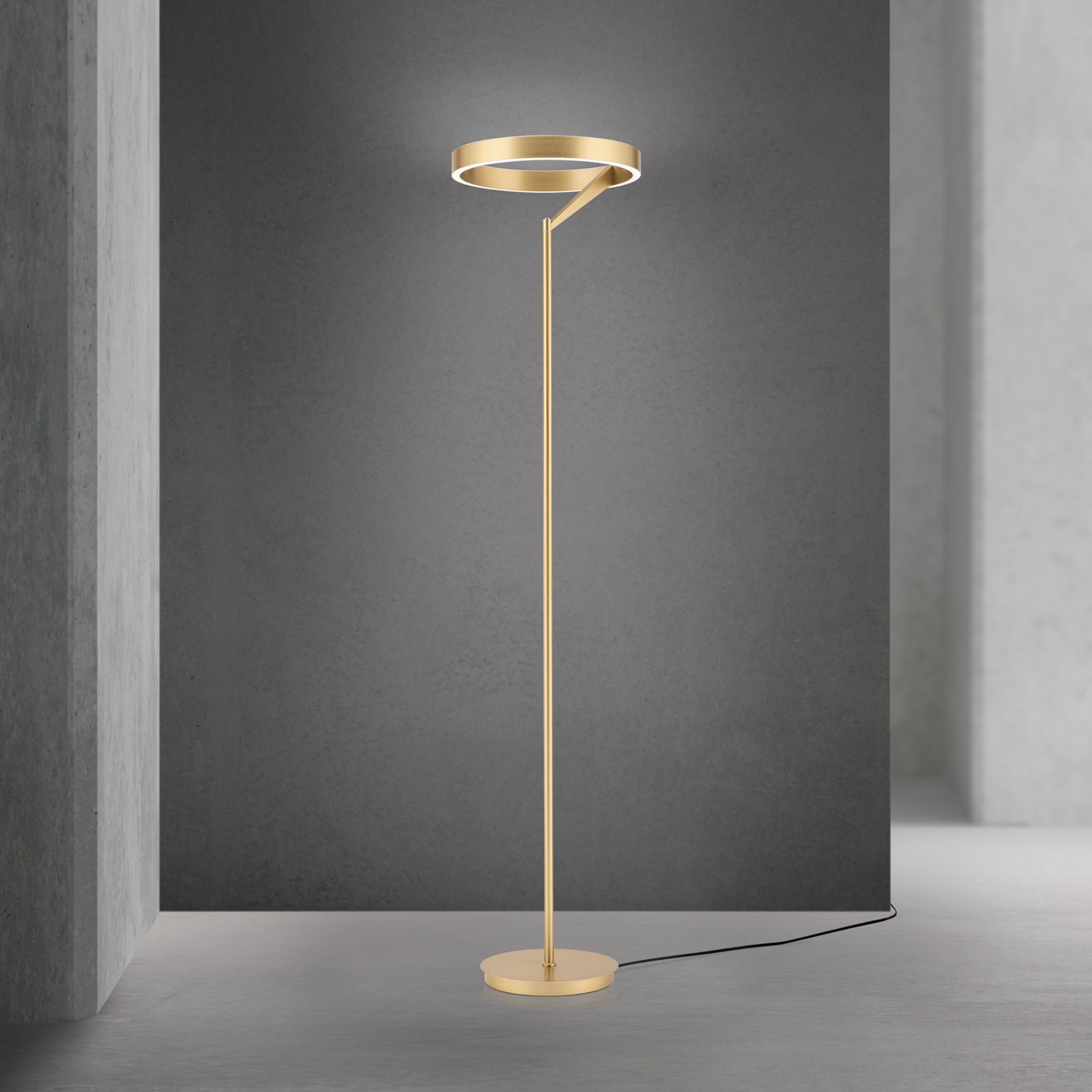 LED Stehleuchte KOLK, Gold-matt