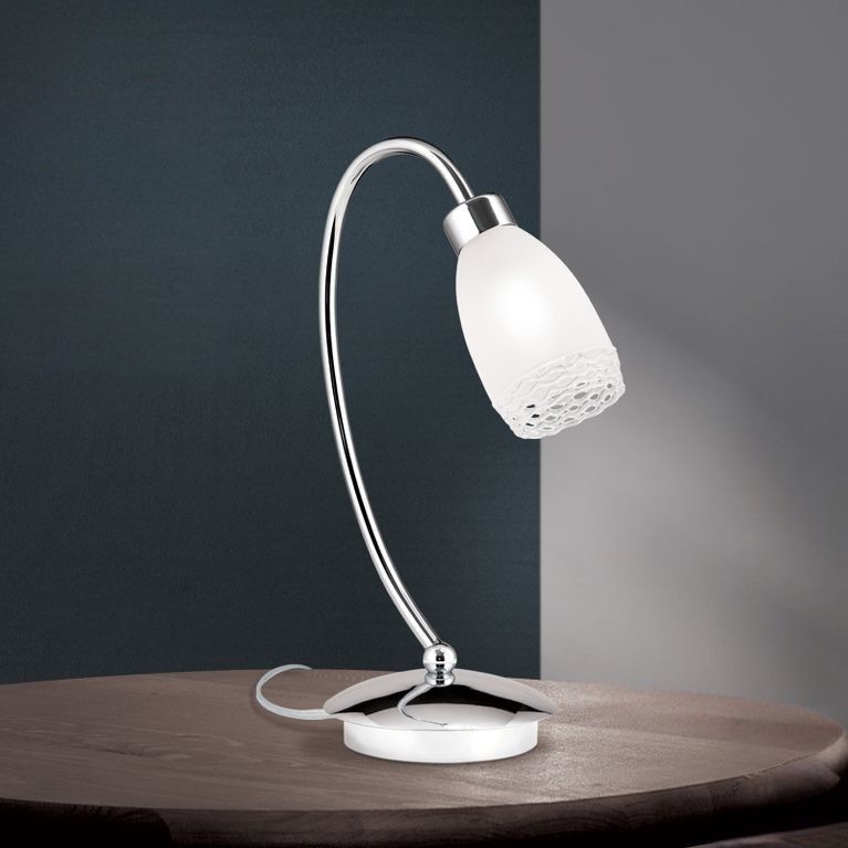 Tischlampe CARLA, Chrom glänzend