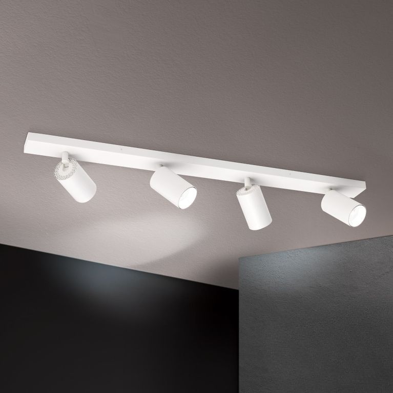 Strahler SEAN, 4-flammig, Weiß