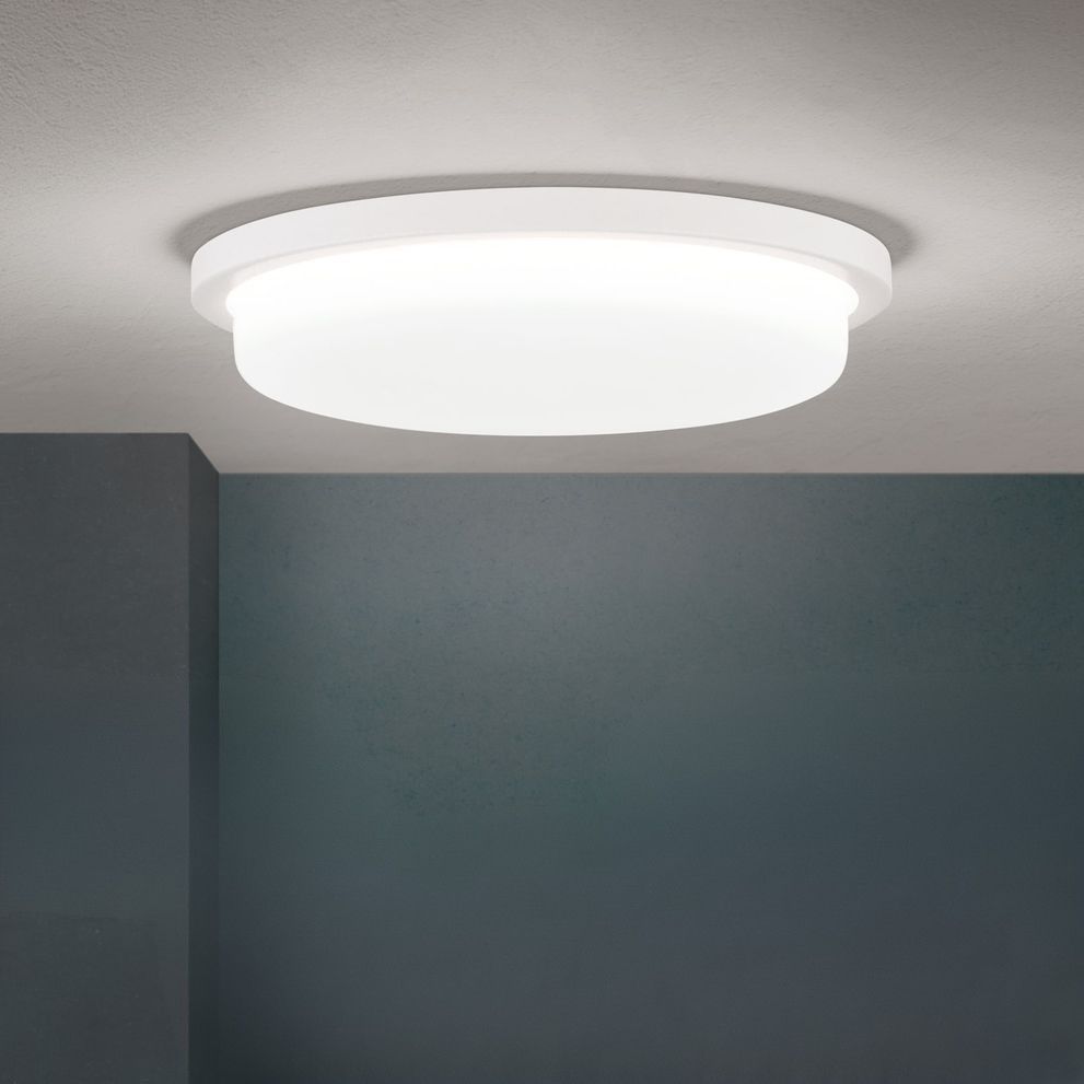 LEROX LED Ceiling Light white finish, Ø 30cm